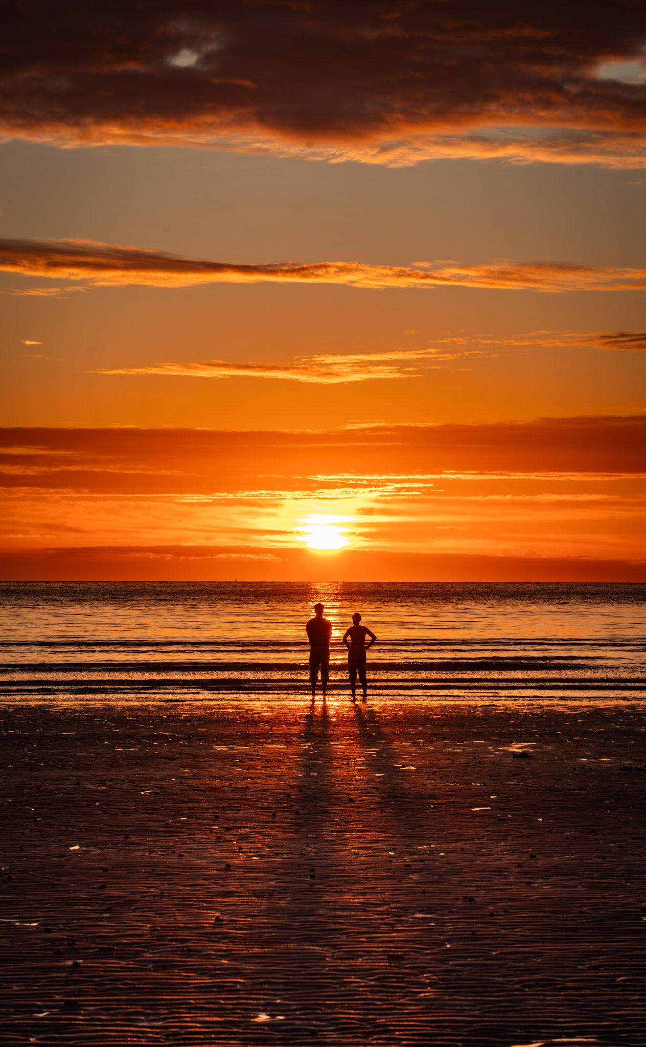 sunset at Cemaes Bay Ilse of Anglesey