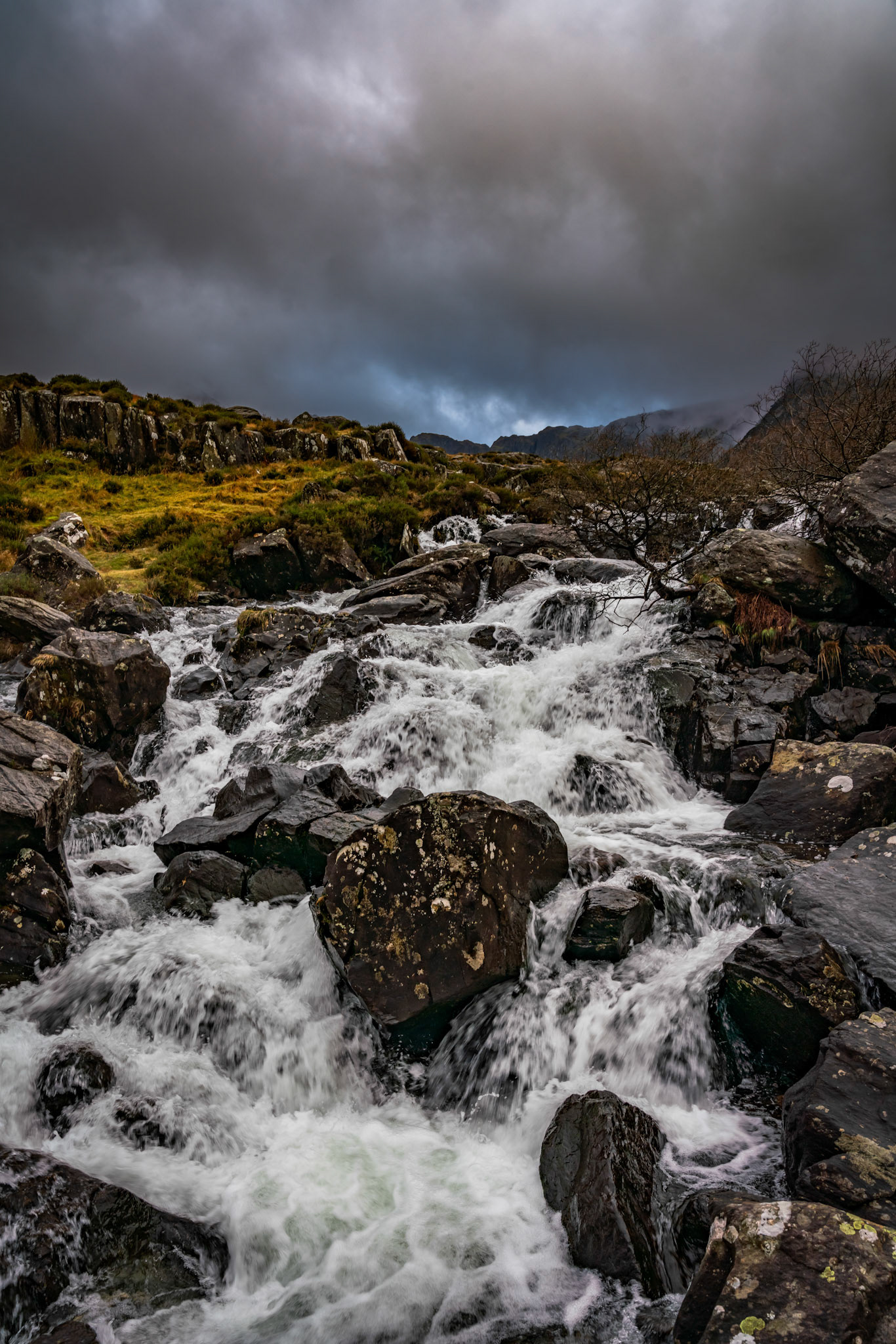 Views around Snowdonia in Winter, North Wales