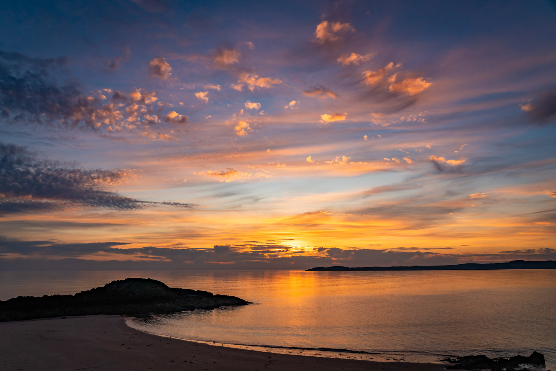 Lovely evening on Llandwyn Island Anglesey