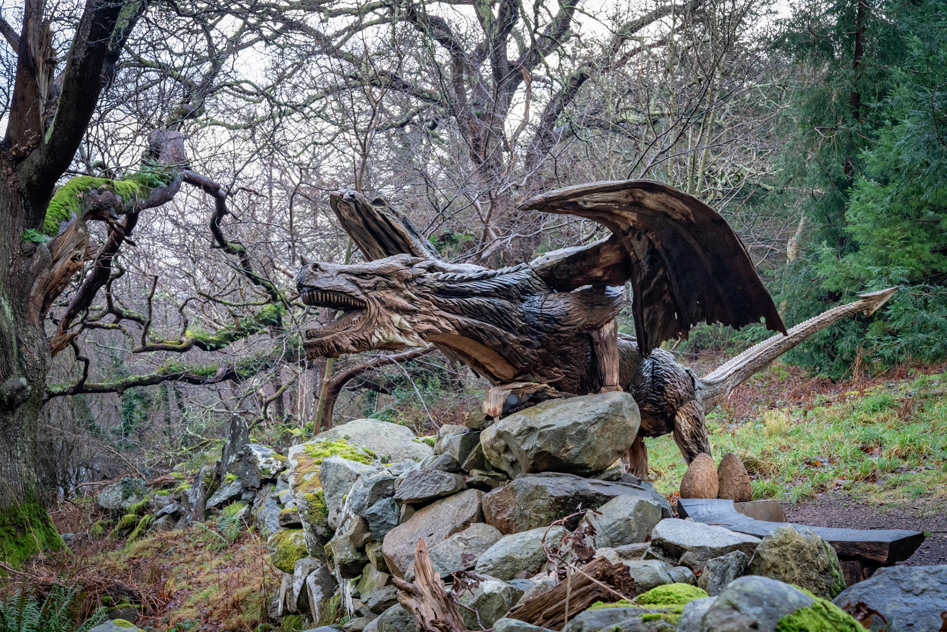 Views around Snowdonia in Winter, North Wales