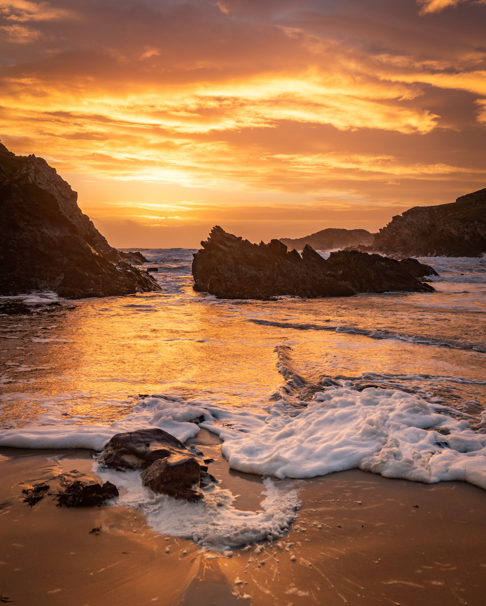 Sunset at Porth Dafarch, Trearddur Bay Isle of Anglesey