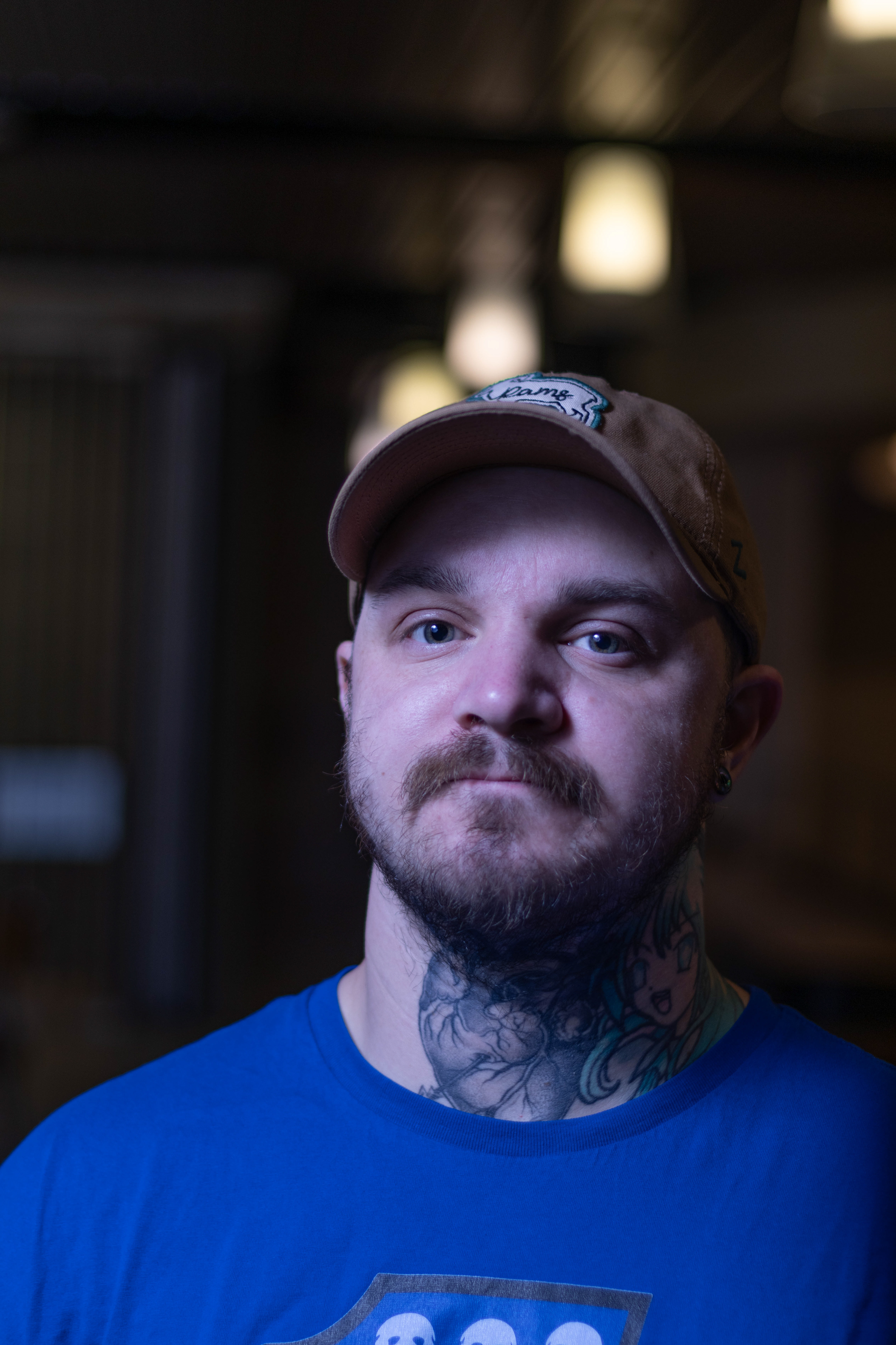 Ben Volz posing for a portrait in the Ramskeller on the CSU Campus. Photo taken on March 4th, 2025. Photo by Connor Roche