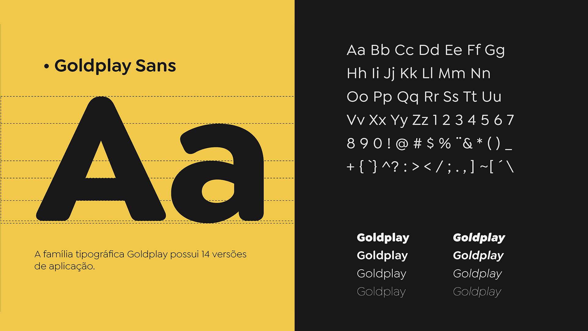 Type minimal design presentation