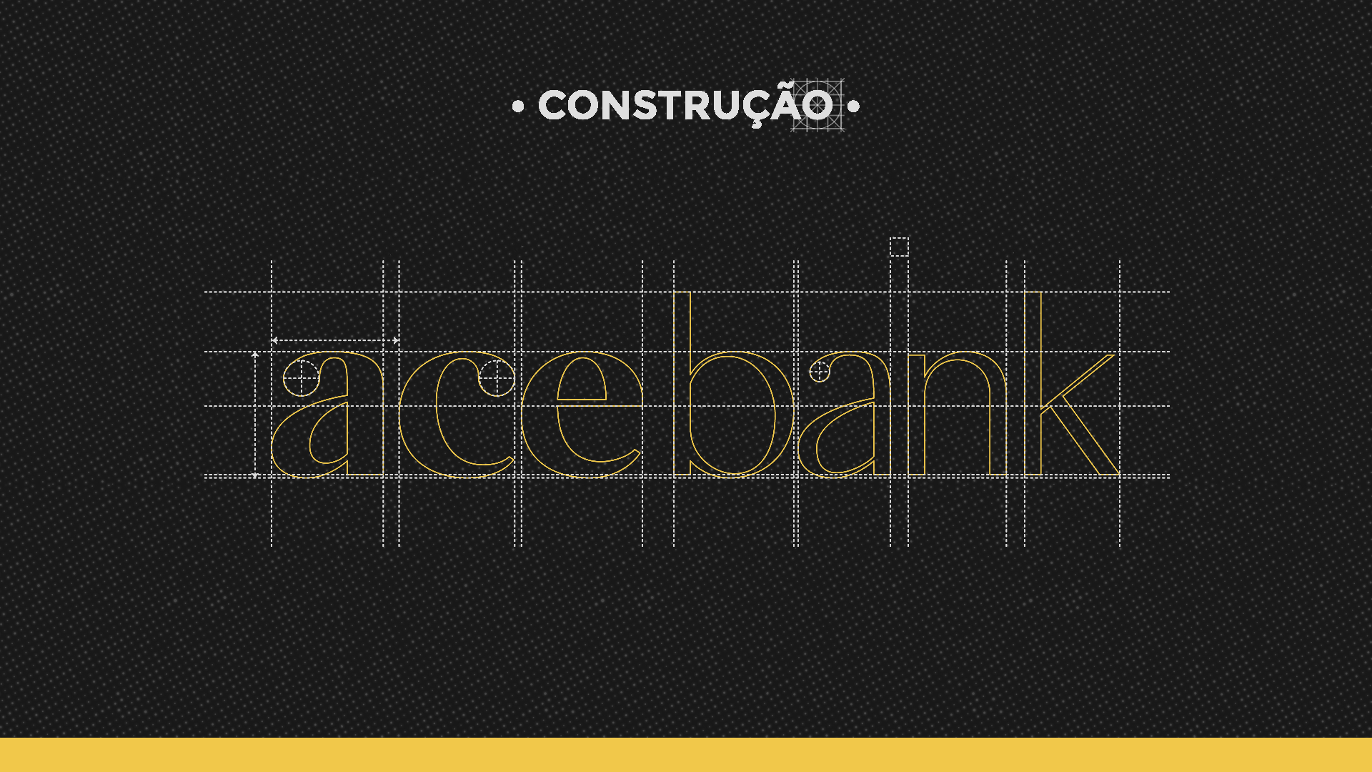 Typography grid minimal design tipografia