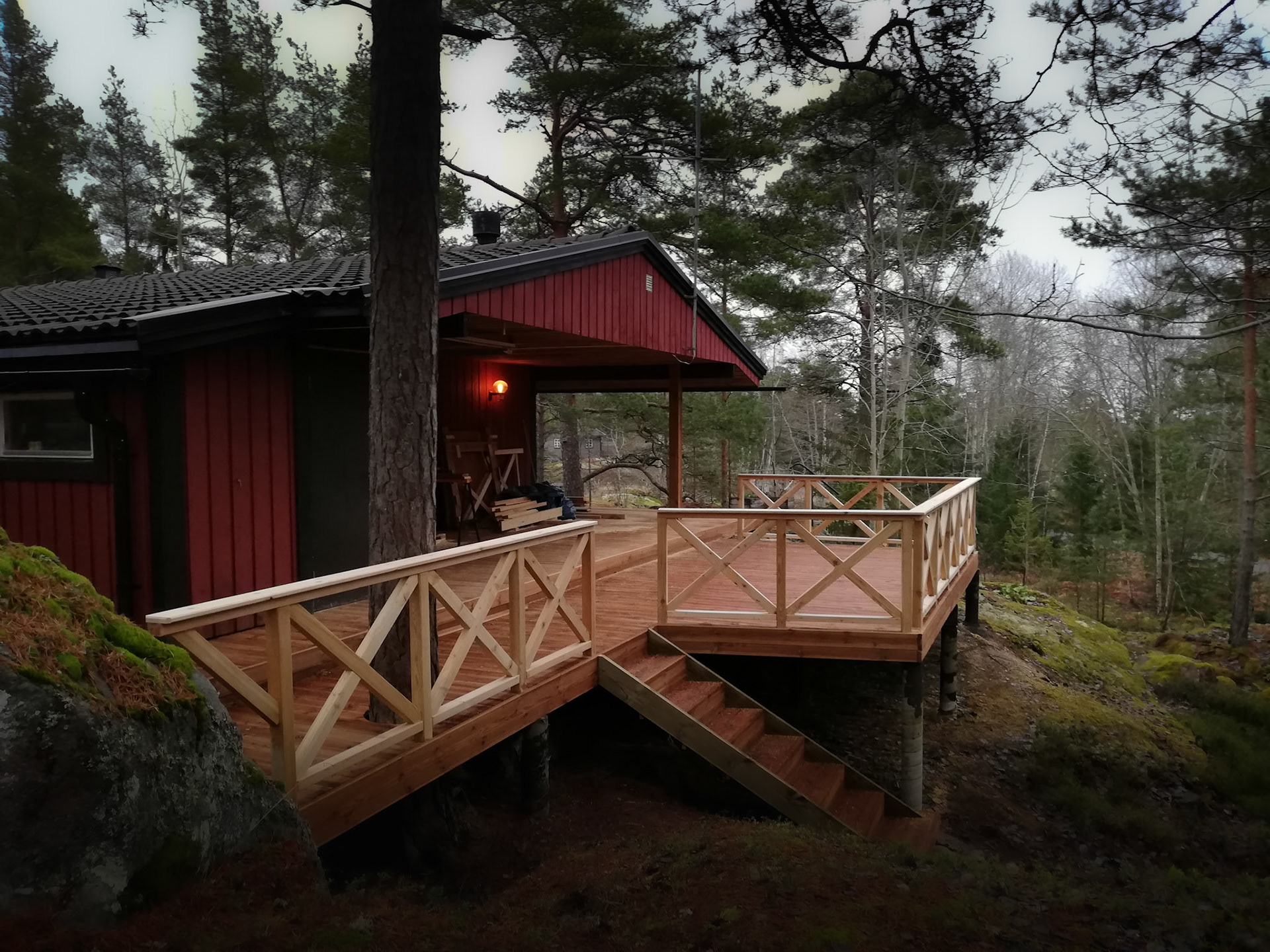 Altanbygge Blidö