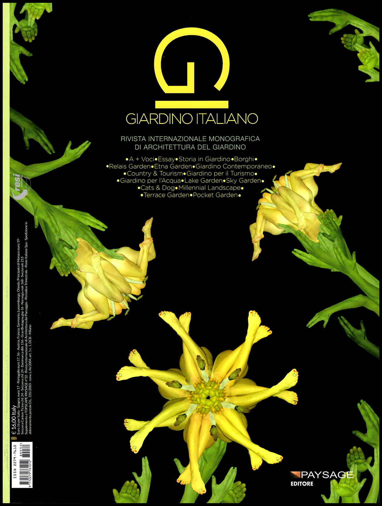 Numero monografico anno 2018. La sala ricevimenti Moon Flower a Monforte Marina (ME) è protagonista di un articolo che approfondisce in particolare il progetto del giardino e degli spazi esterni. Il lavoro è presente anche nella sezione "edifici pubblici" di questo sito.