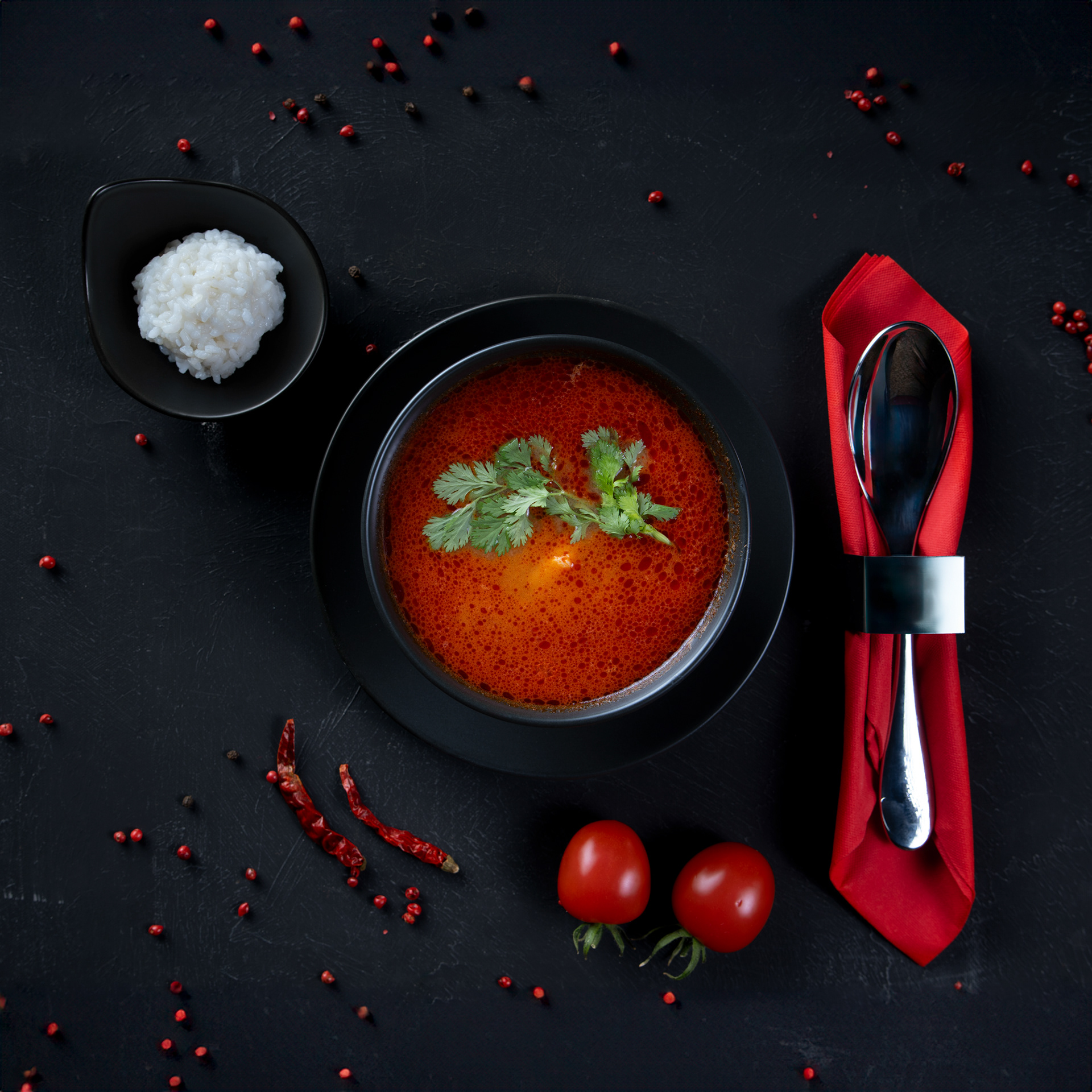 Tom Yum Soup@Akita Sushi