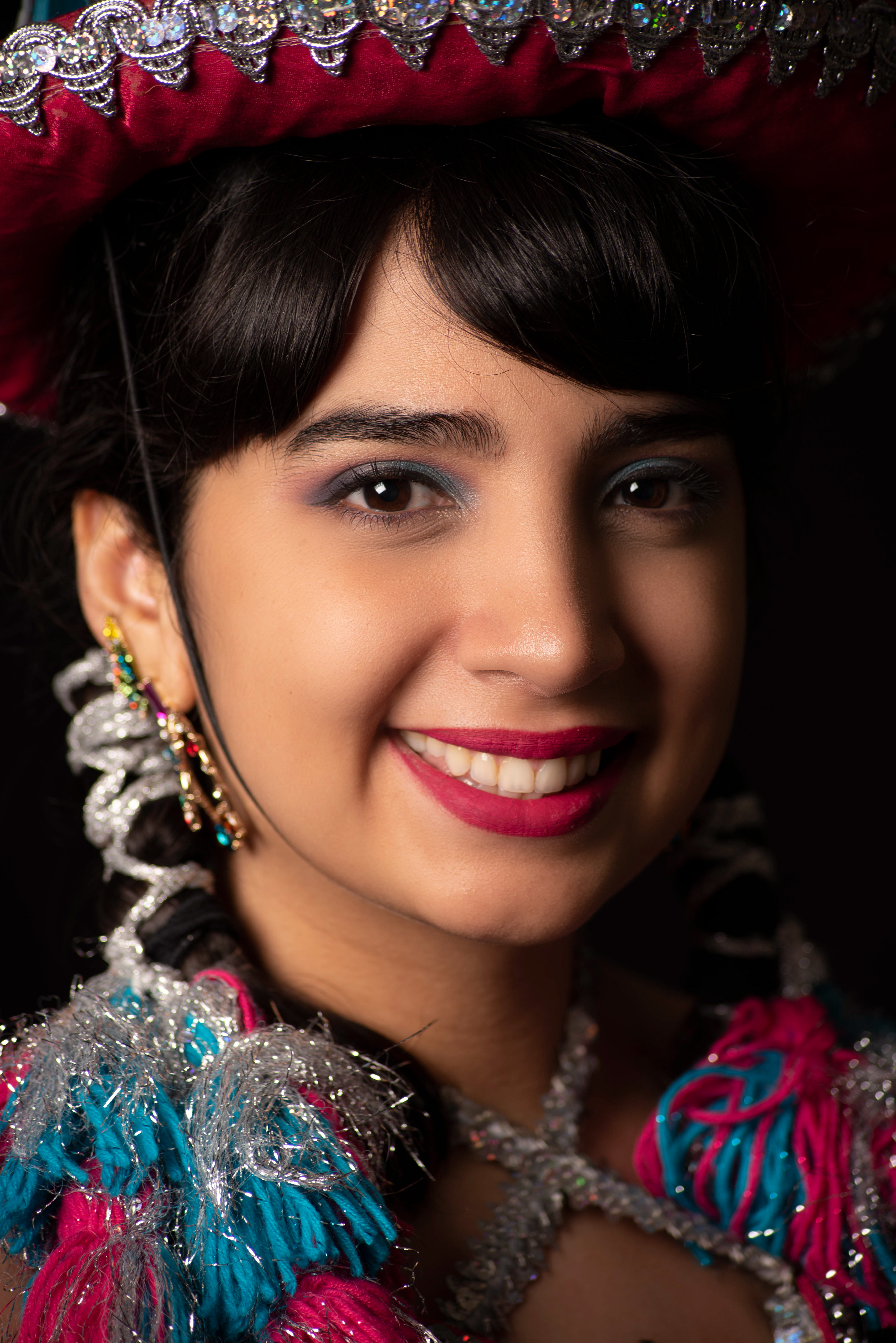 Traditional Peruvian Dance Costume - Close-Up (Model - Stephanie)