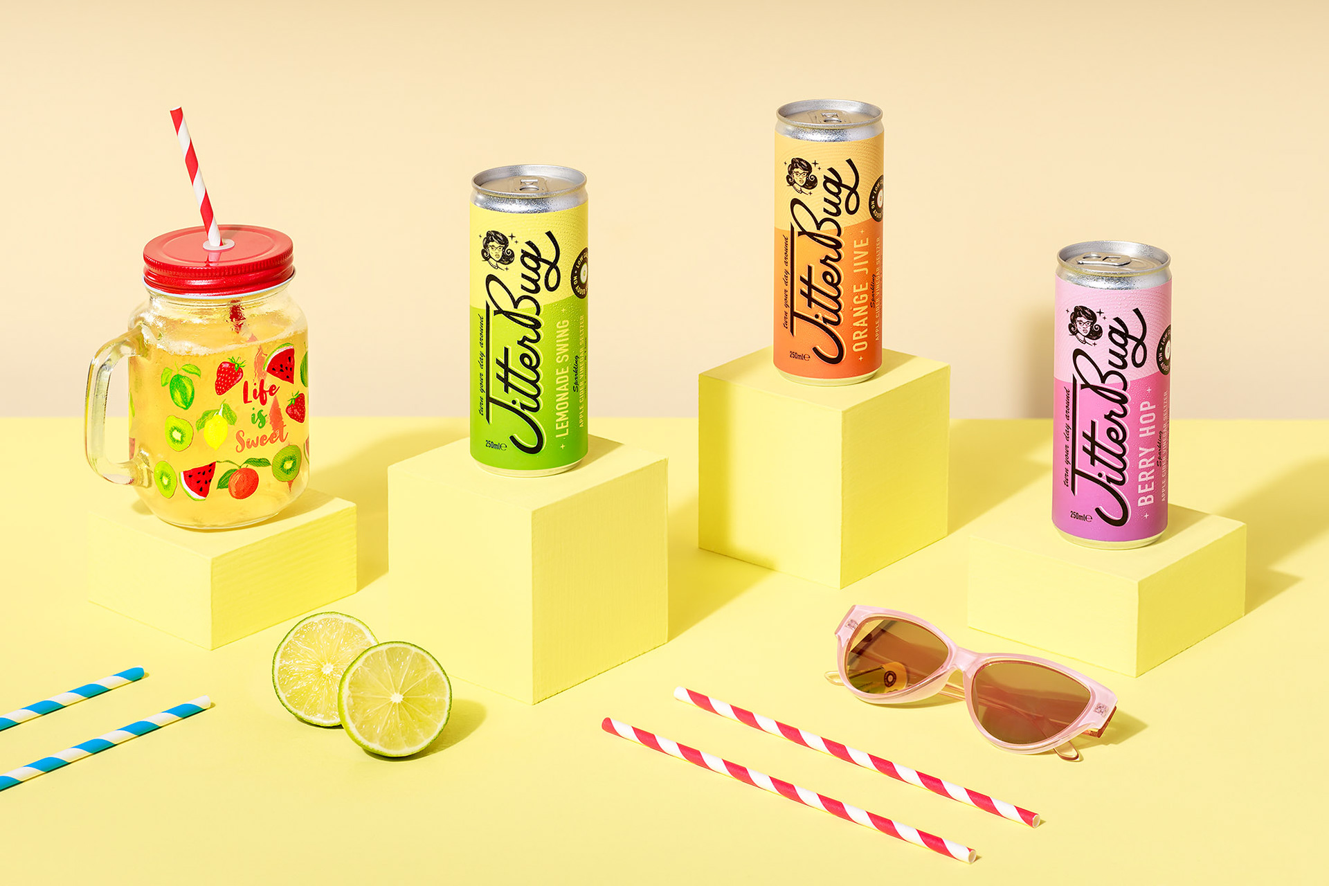 Jitterbug Seltzer Drink / Studio Photography