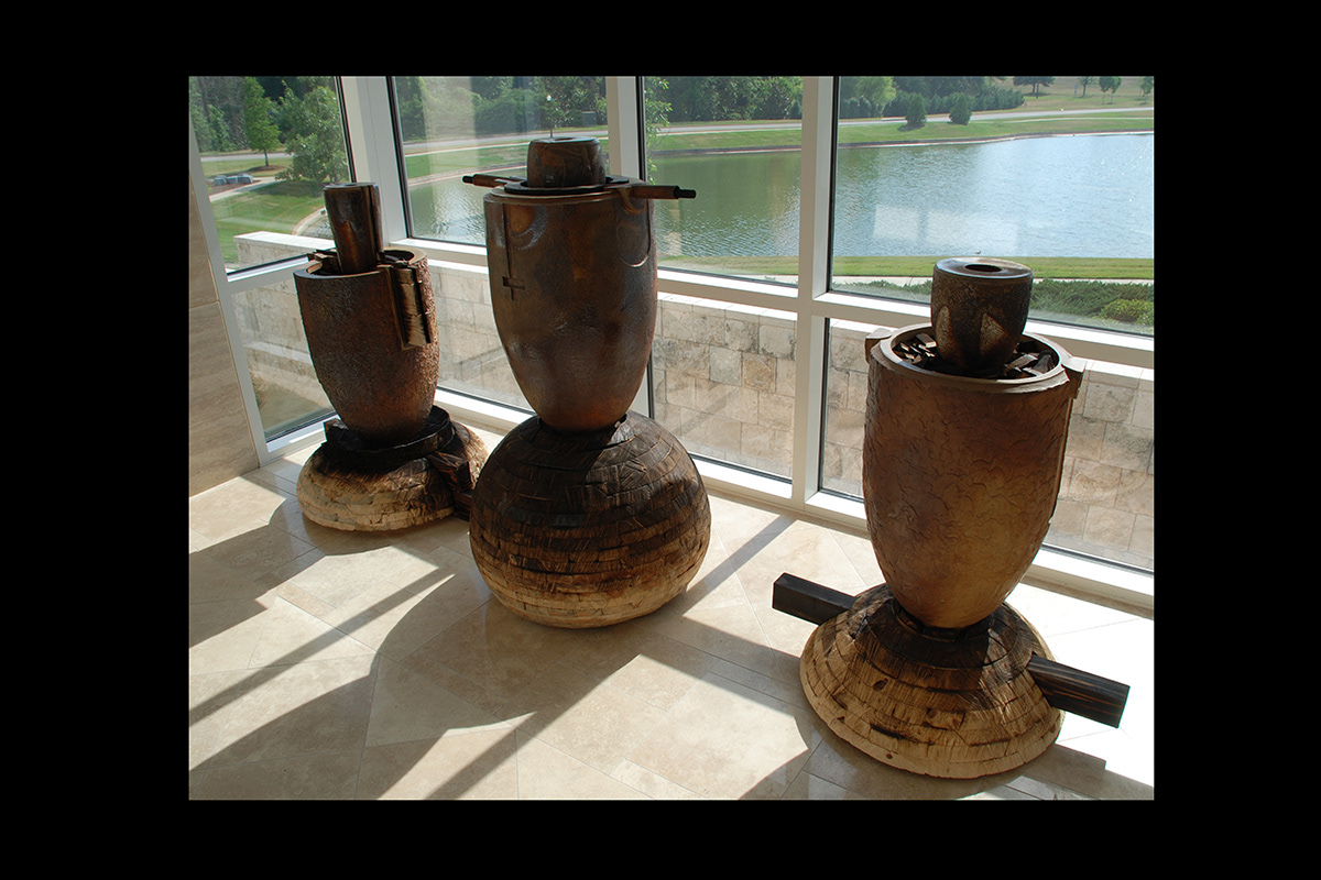 "Large Crucible Assembly" Installation, Jule Collins Smith Museum at Auburn University