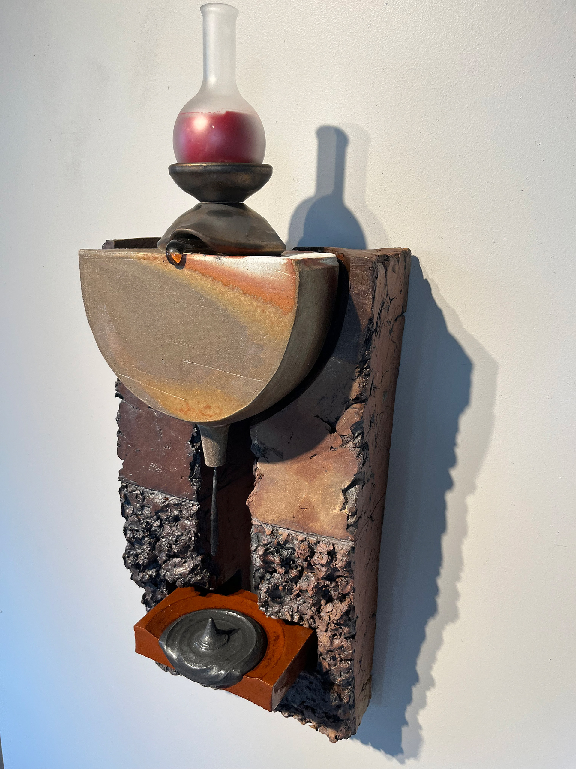 "Dross", Stoneware & Glass 