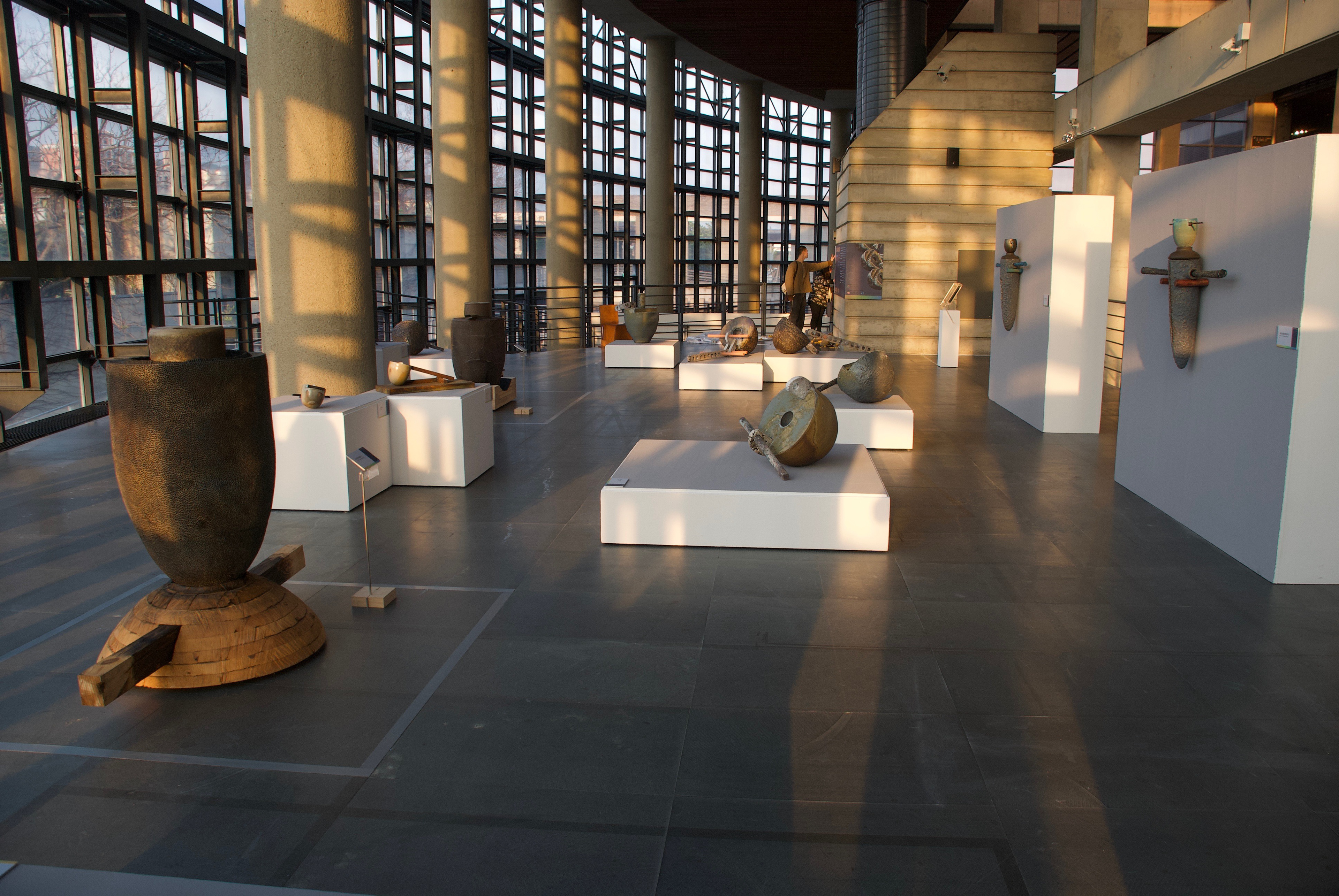 "The Crucible As Iconic Vessel" Installation, The Sunlight Gallery at the Yingge Museum of Ceramic Art in Taiwan, 2020