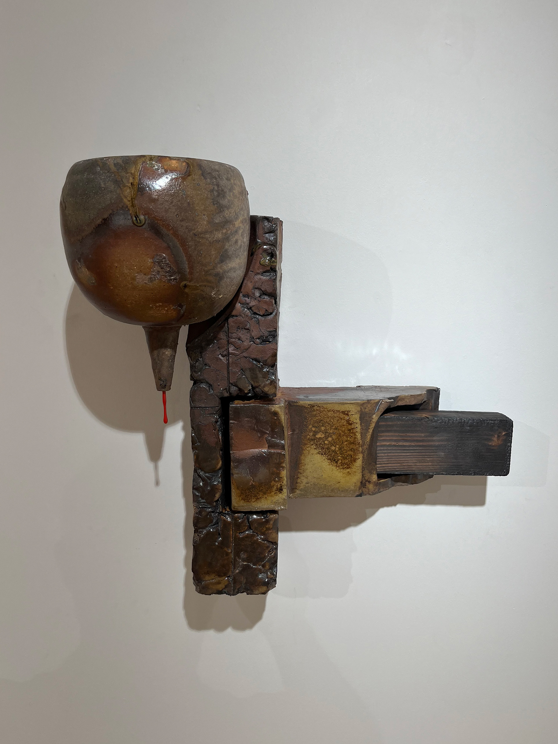 "Yield", Stoneware & Wood