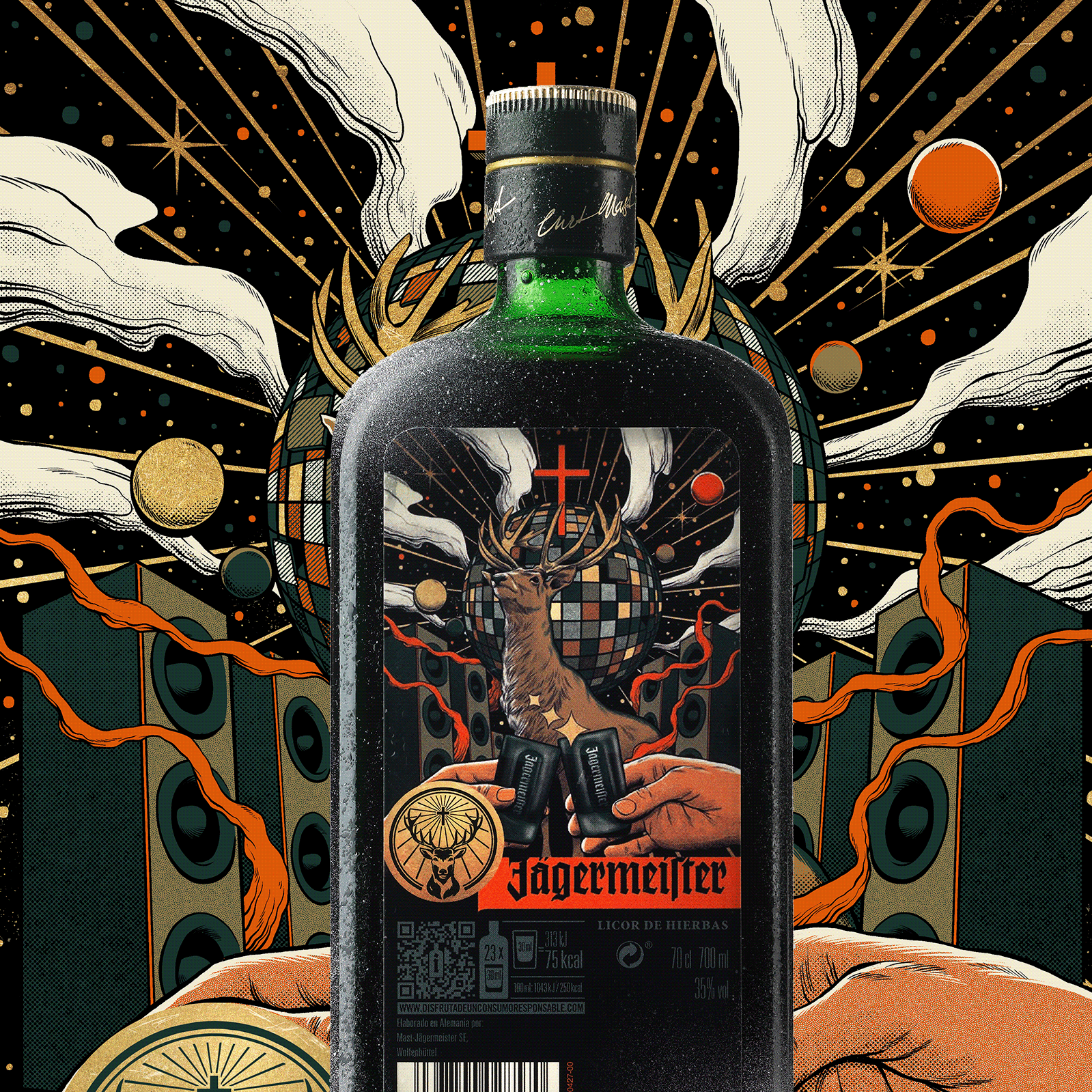 Jägermeister Licor de Hierbas 70 cl.