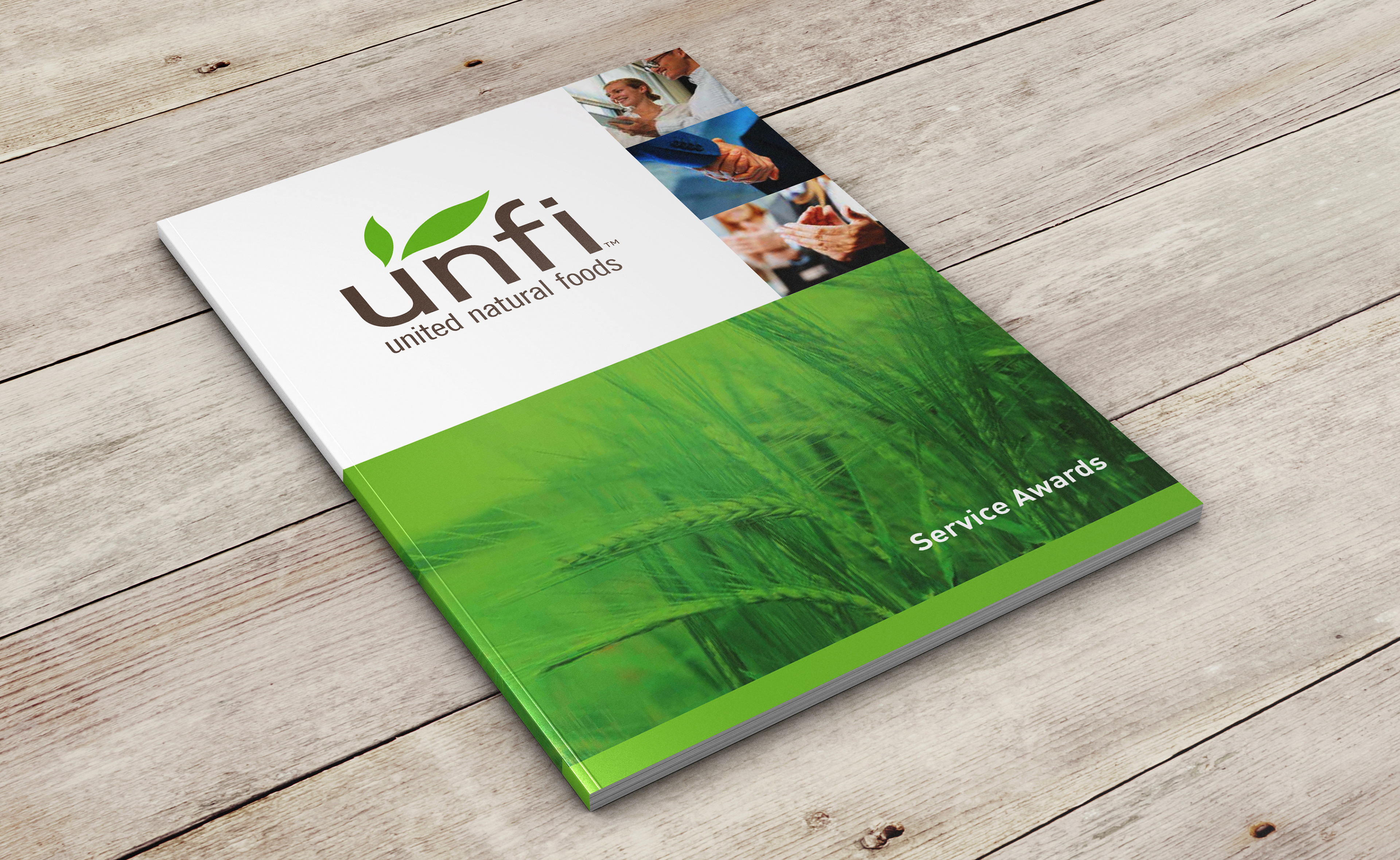 Catalog cover design for United Natural Foods service catalog.