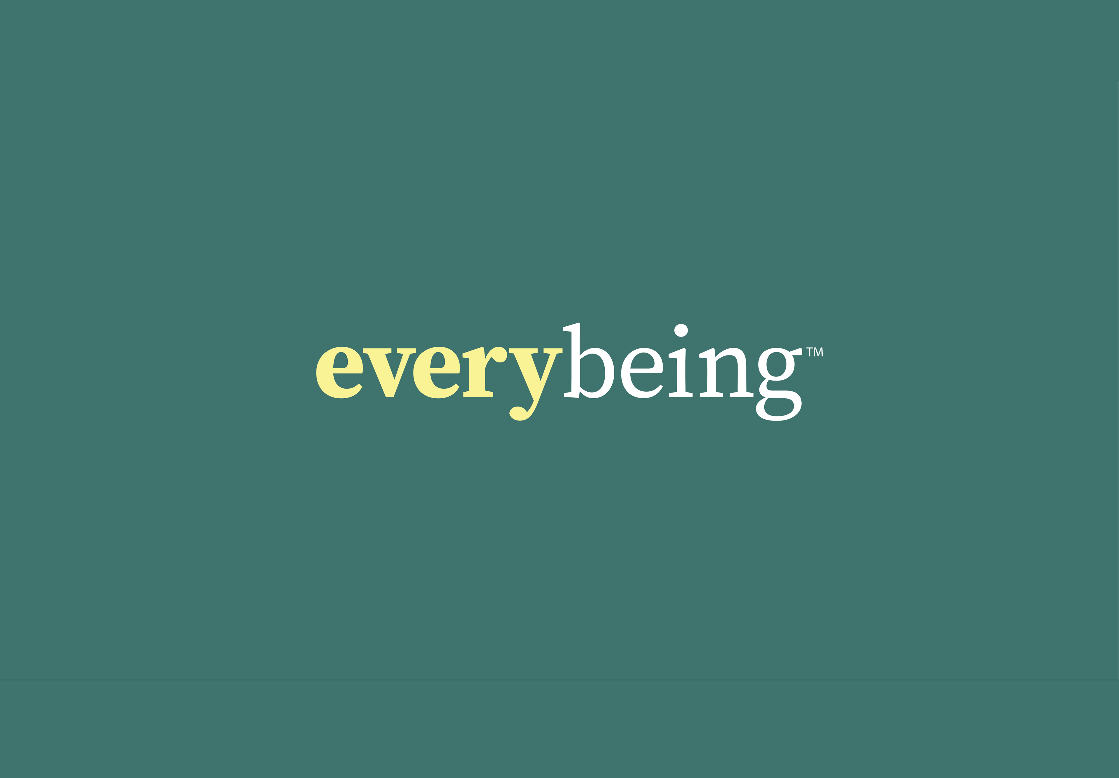 Logo design for the wellness brand EveryBeing.