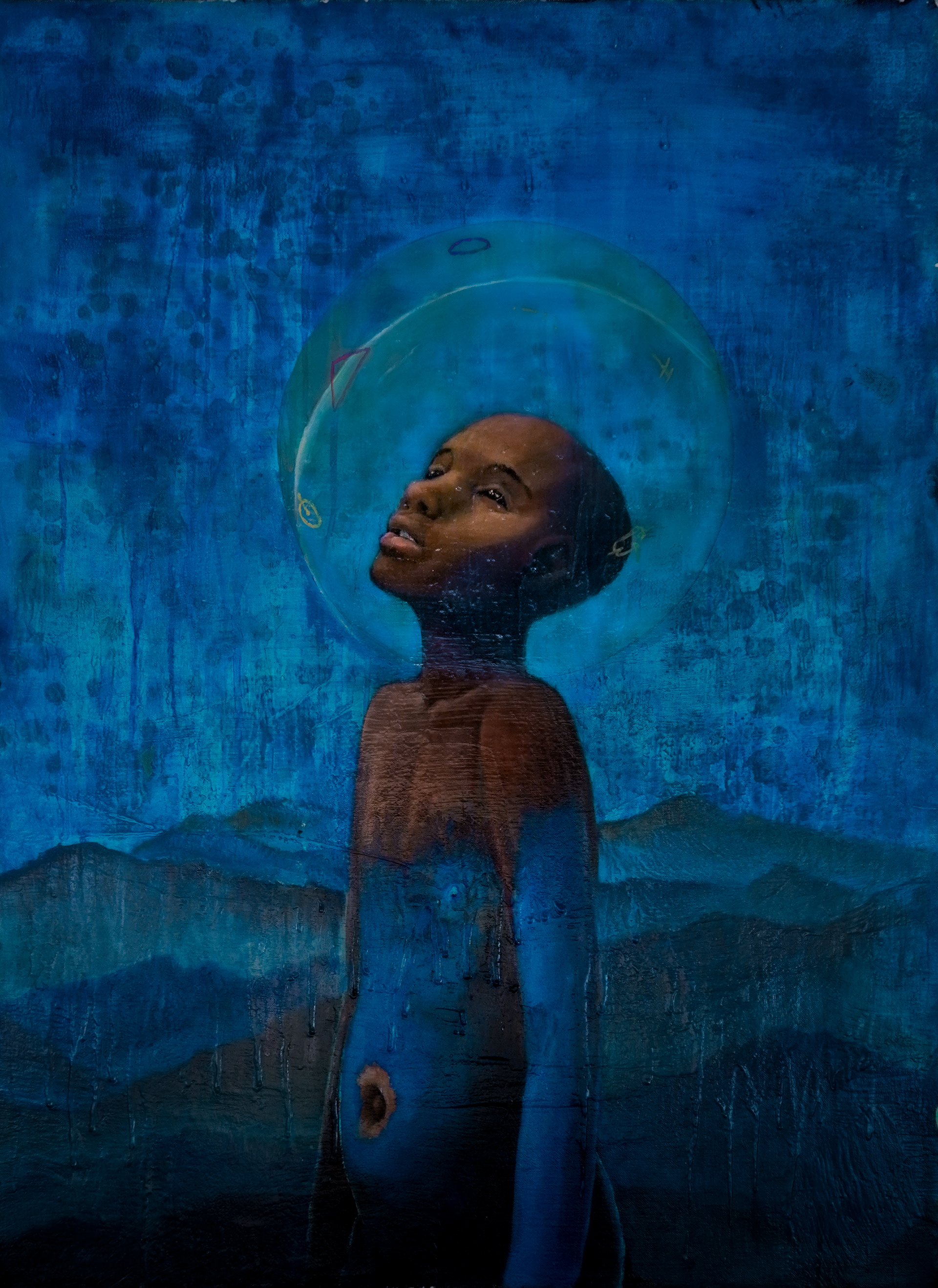 BOY IN BLUE | Oil on Canvas | 2017-2021