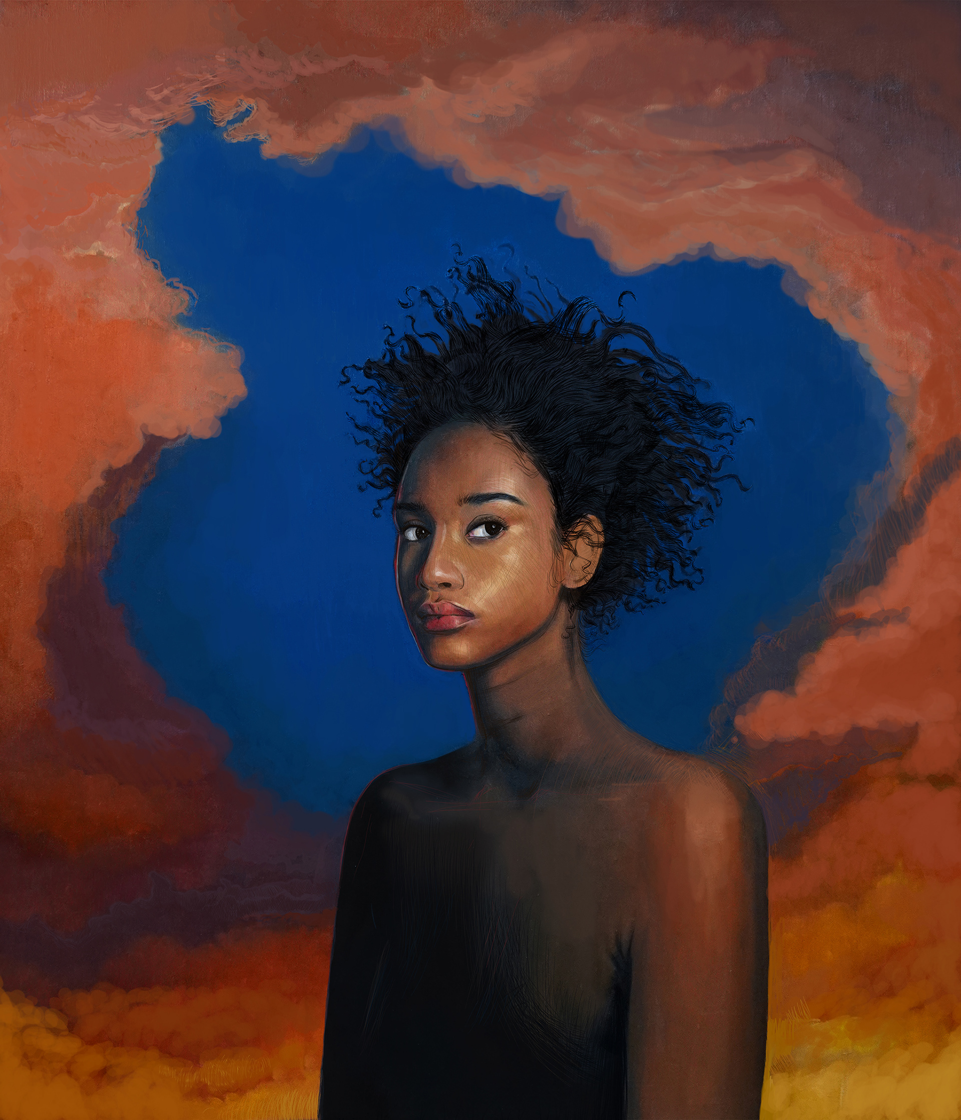 IMAAN ? | Oil on Wood | 2020