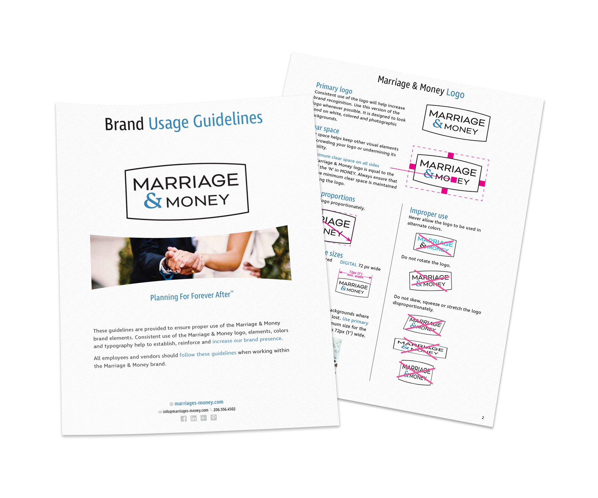 Marriage & Money brand usage guidelines