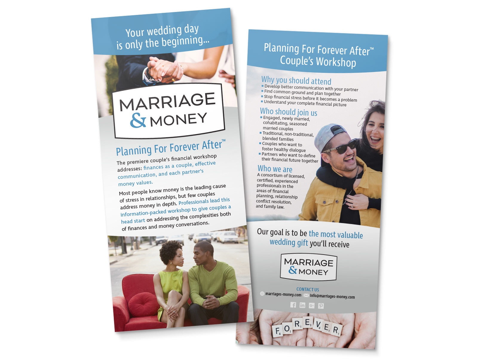 Marriage & Money rack card