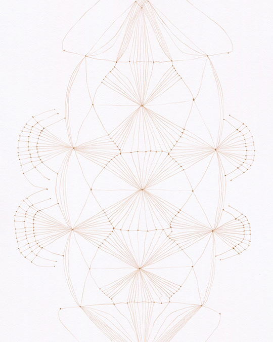 Lace_01, 2024 Colored pencil on archival paper 29.7cm x 42cm