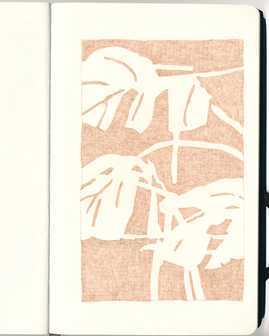 Sketchbook_01, 2024 Colored pencil on archival paper