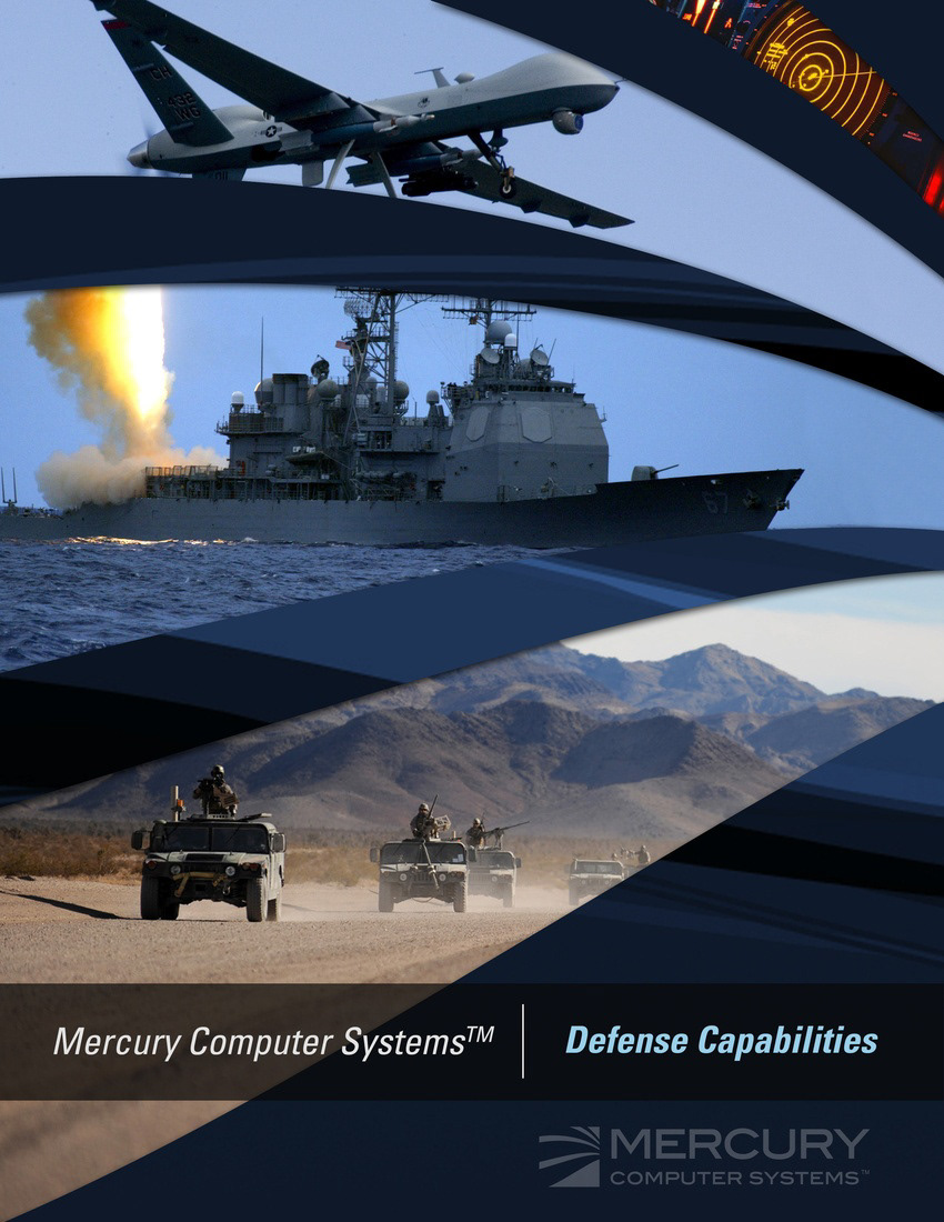 Cover for corporate overview brochure for leading provider of mission-critical technologies