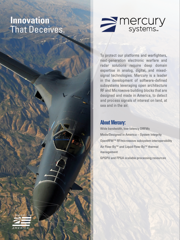 Ad from brand campaign that promoted "Innovation That Matters" for leading provider of mission-critical technologies