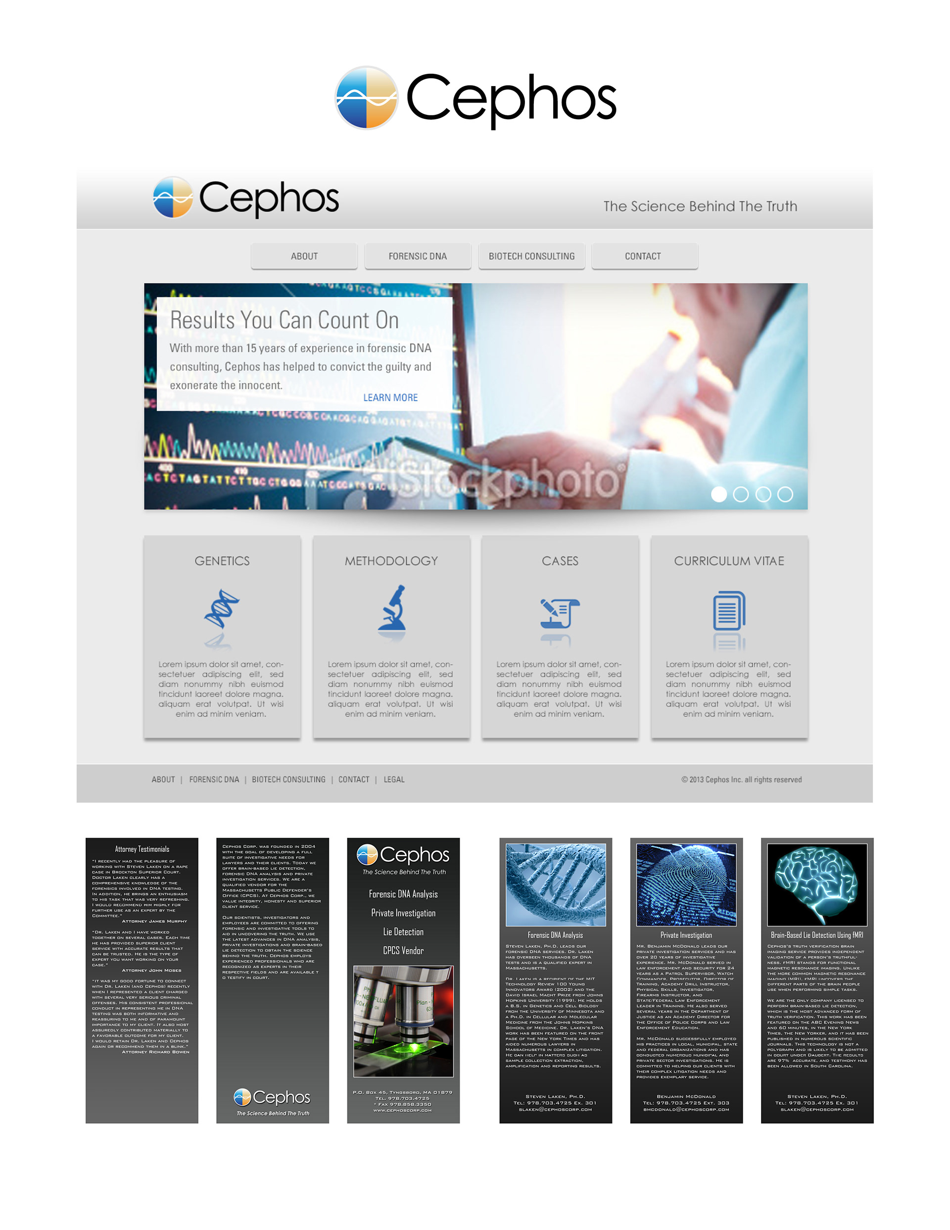 Cephos branding examples