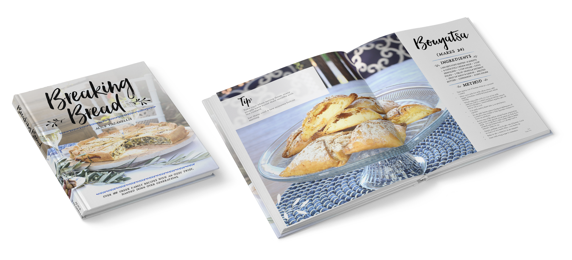 Breaking Bread Cook Book: 200 plus page book design set up with chapters. Adobe Photoshop & Indesign