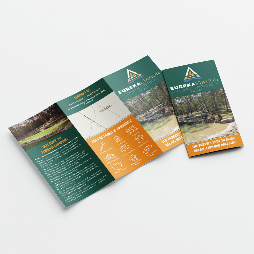 Eureka Station DL Flyer - Adobe Photoshop, Illustrator & Indesign