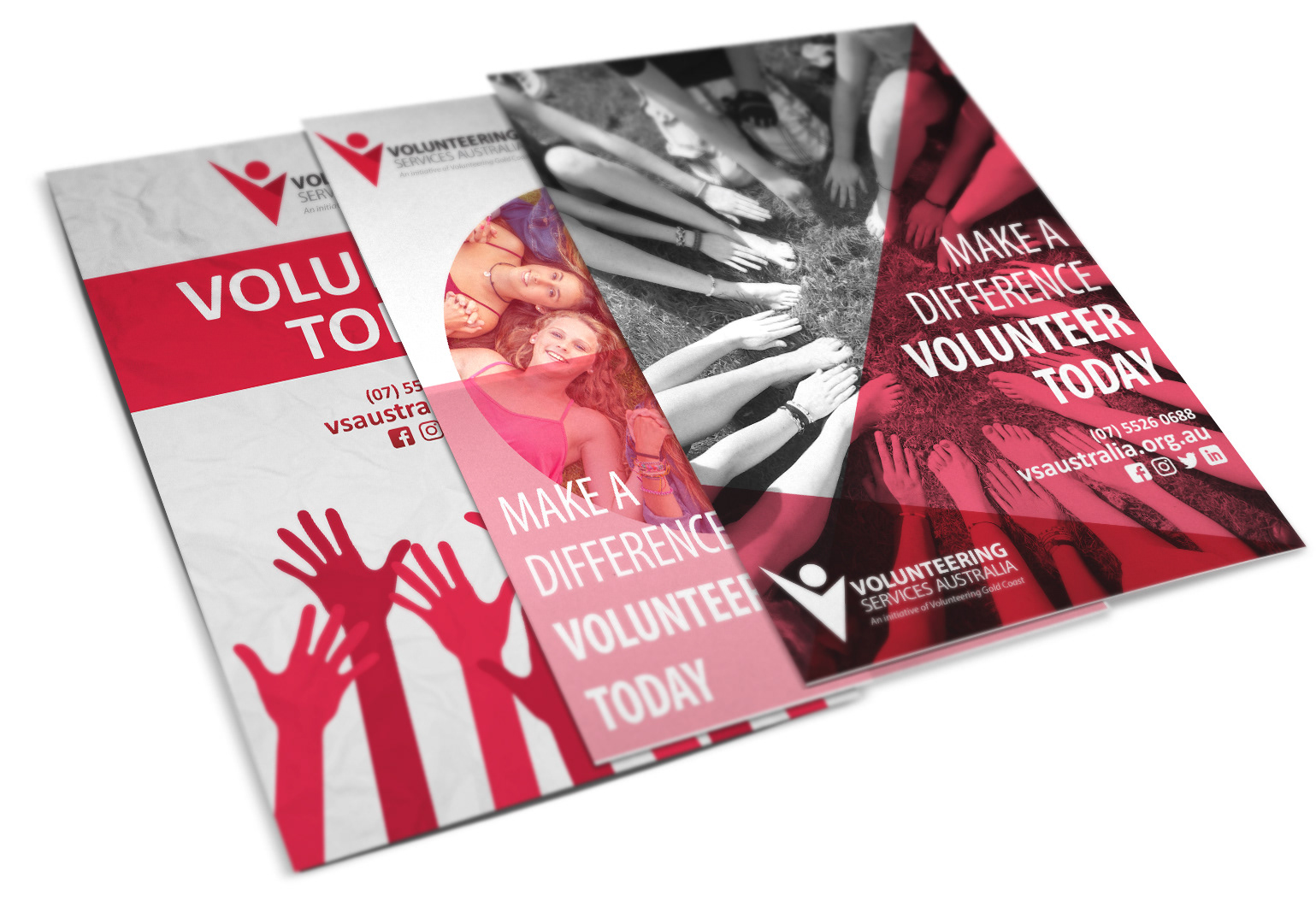 Volunteering recruitment posters: Adobe Illustrator, Photoshop & Indesign