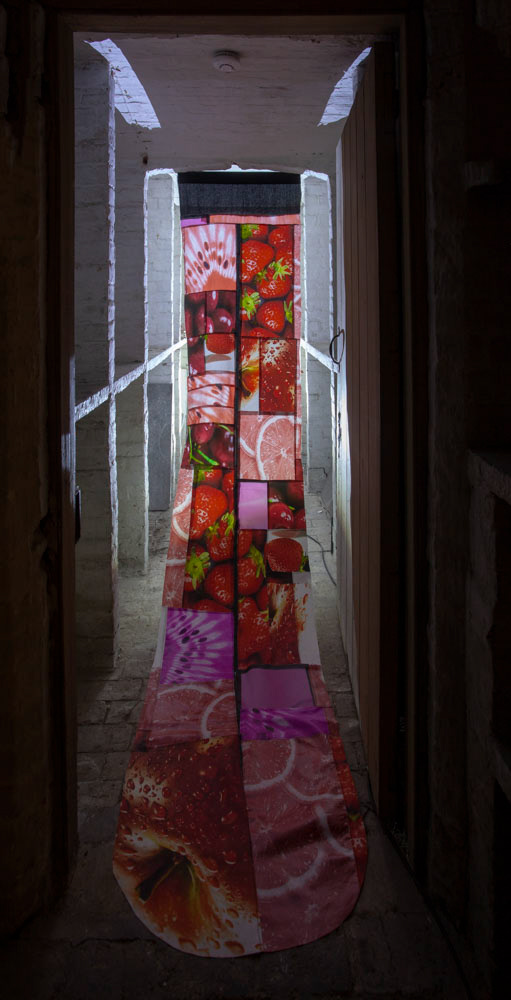 Made for Life (2018) Photographic print on canvas and light