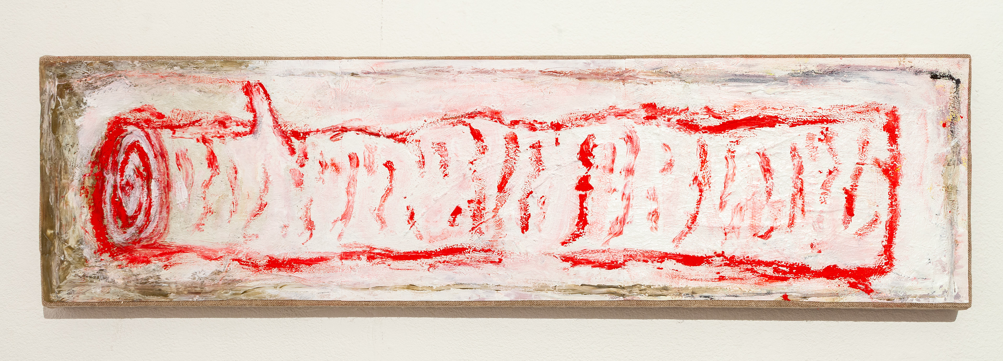 Log II, oil and acrylic on paper, mounted on canvas, 2026 (1950 SEK)