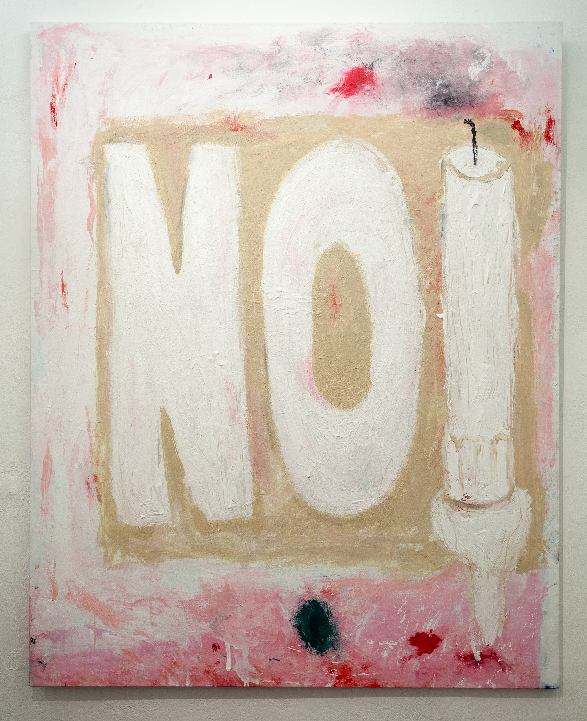 No, oil and acrylic on canvas, 2026 