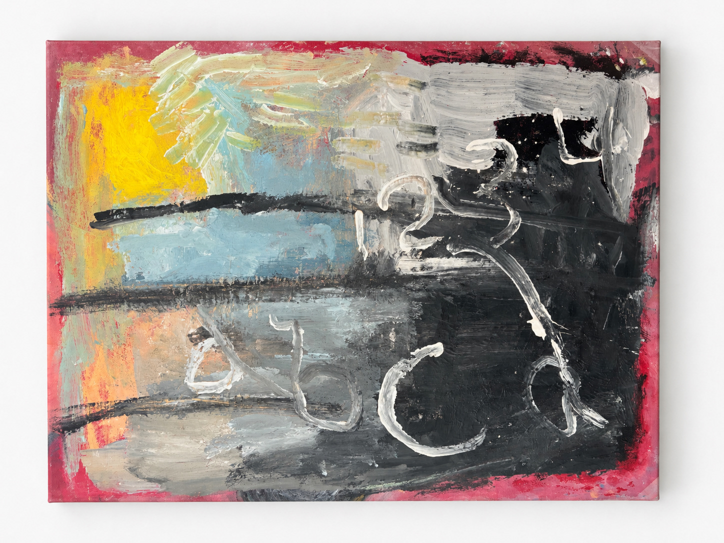 Writing with Both Hands at the Same Time, 54x38cm