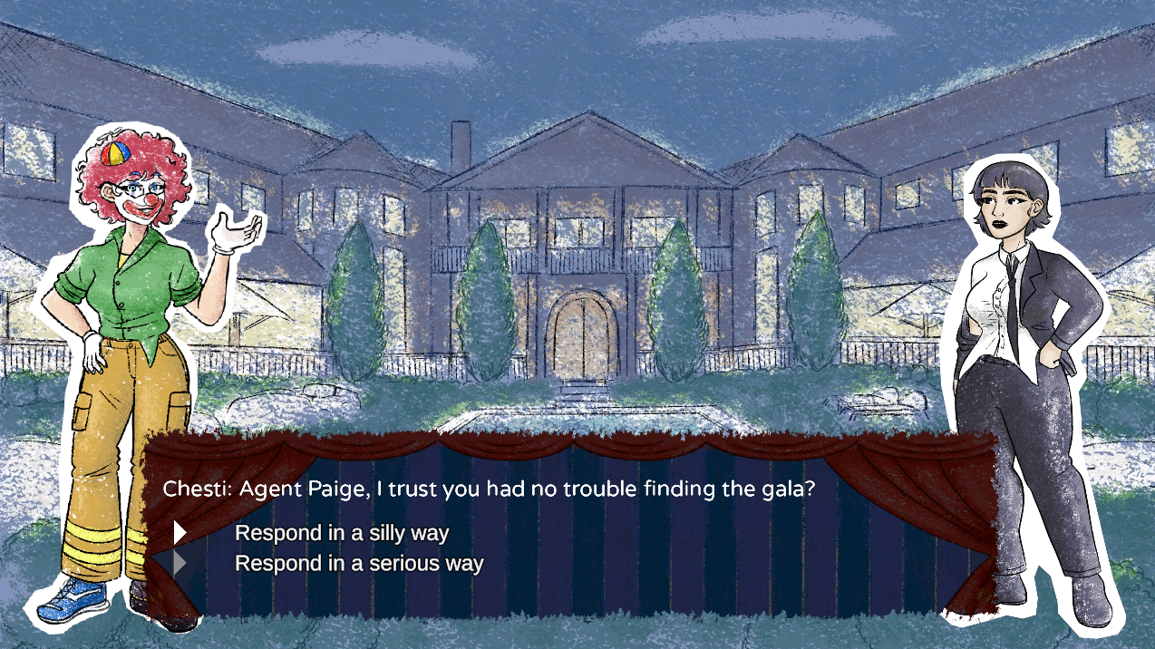 Dressing innappropriately for the job will result in a different outcome, here Paige is not dress as a spy