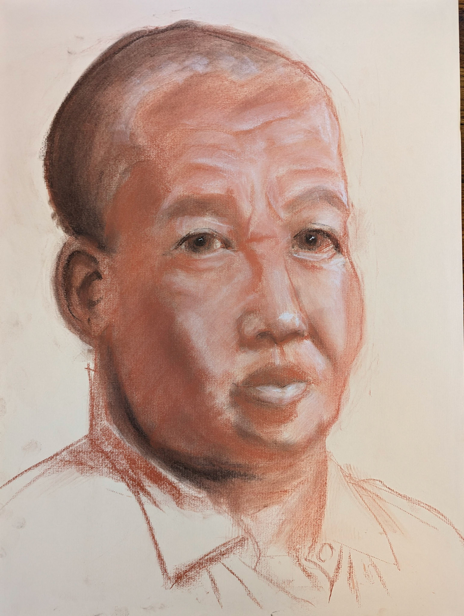 Pastel on Toned Paper / 18" x 24"