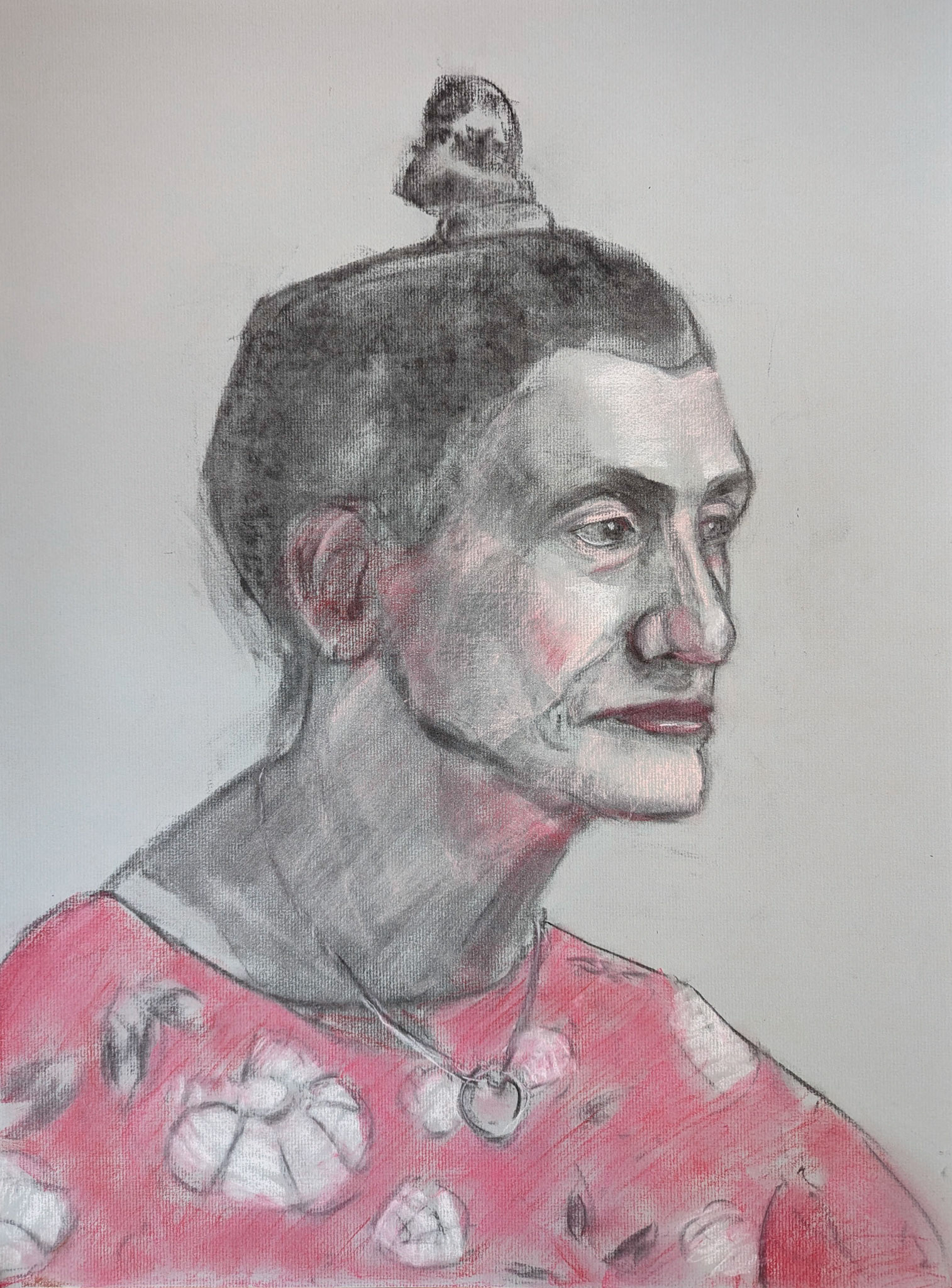 Pastel on Toned Paper / 18" x 24"