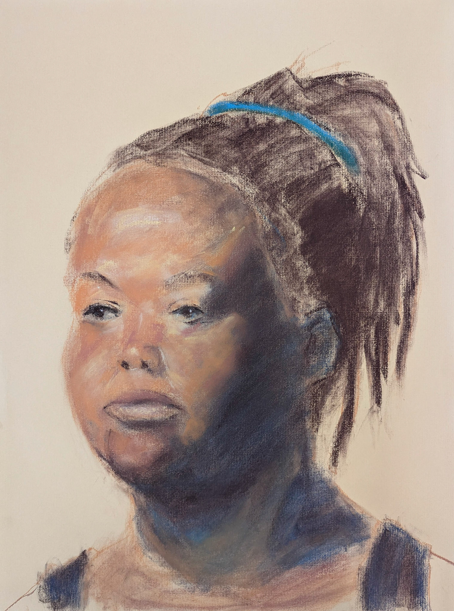 Pastel on Toned Paper / 18" x 24"