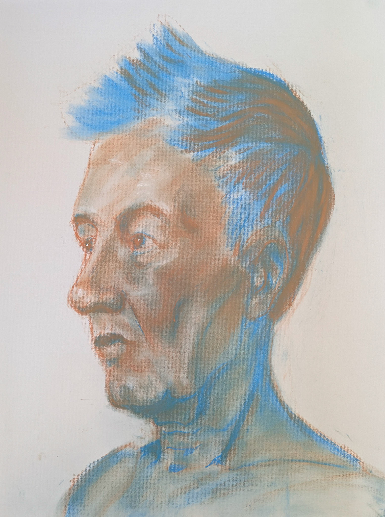 Pastel on Toned Paper / 18" x 24"