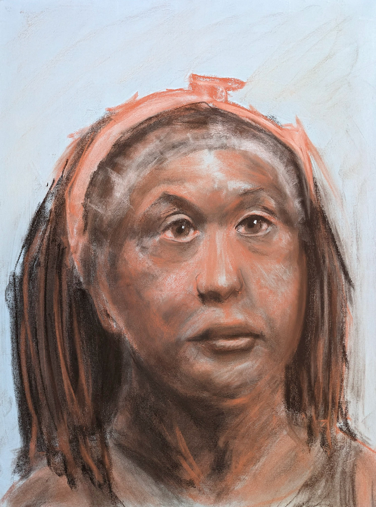 Pastel on Toned Paper / 18" x 24"