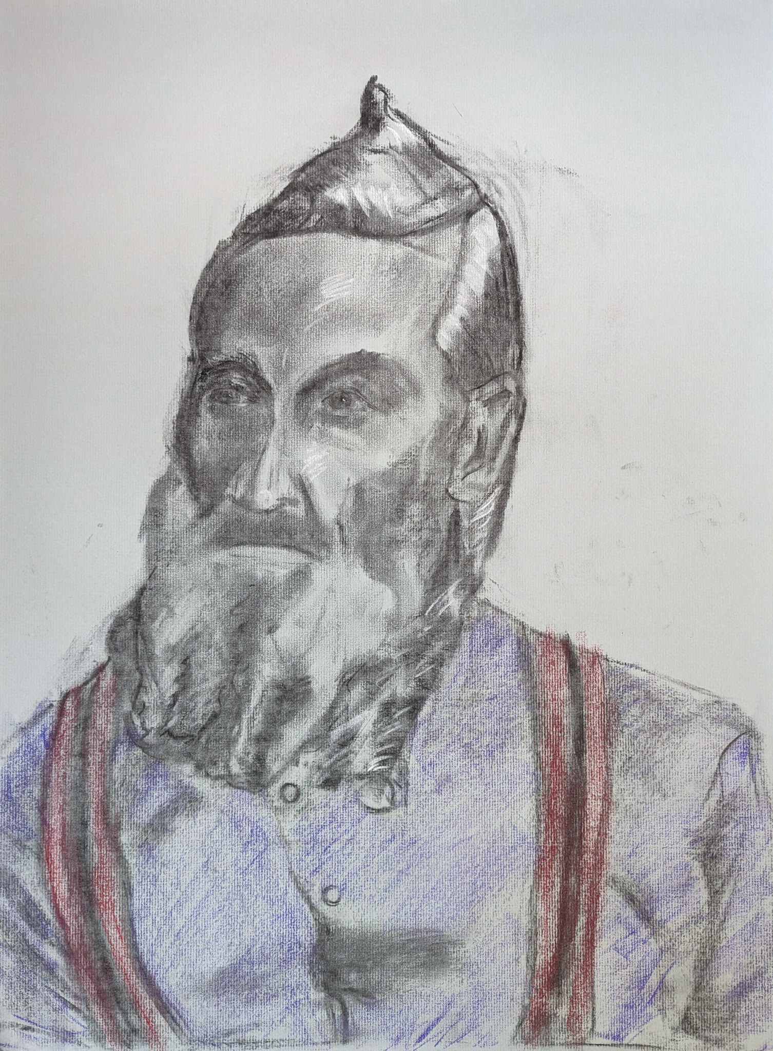 Pastel on Toned Paper / 18" x 24"