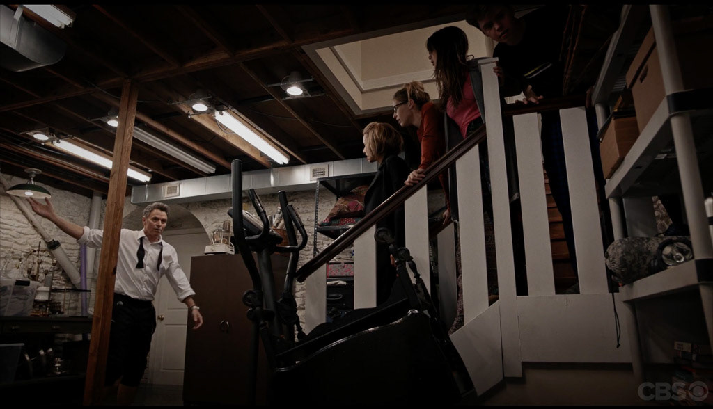 'Madam Secretary ' Episode 412 / CBS / McCord Townhouse Basement /  Production Design: Tania Bijlani / Art Direction: Brian Goodwin