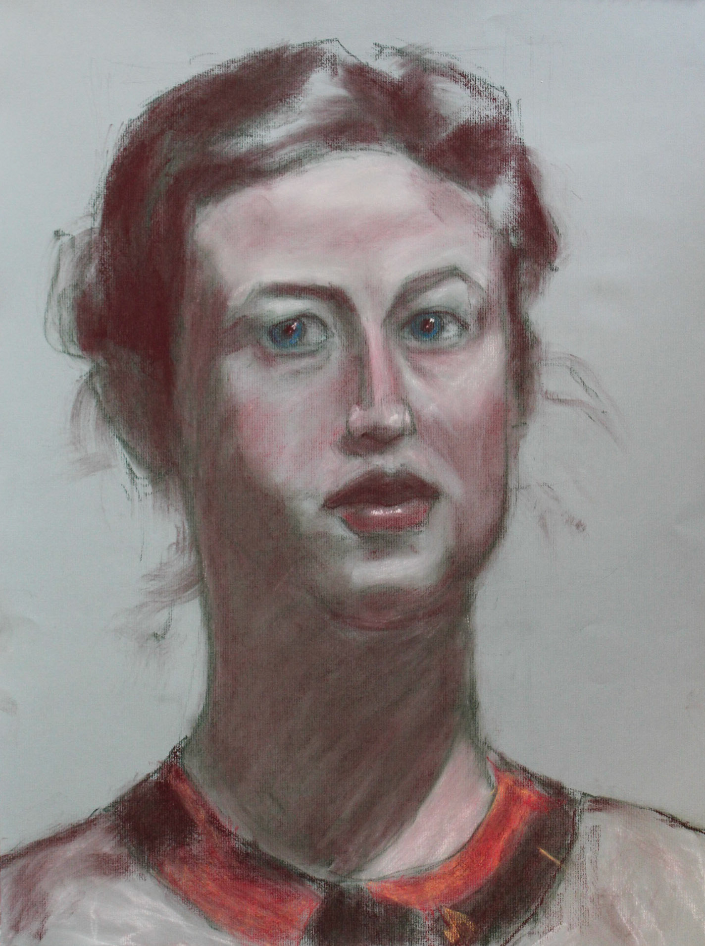 Pastel on Toned Paper / 18" x 24"