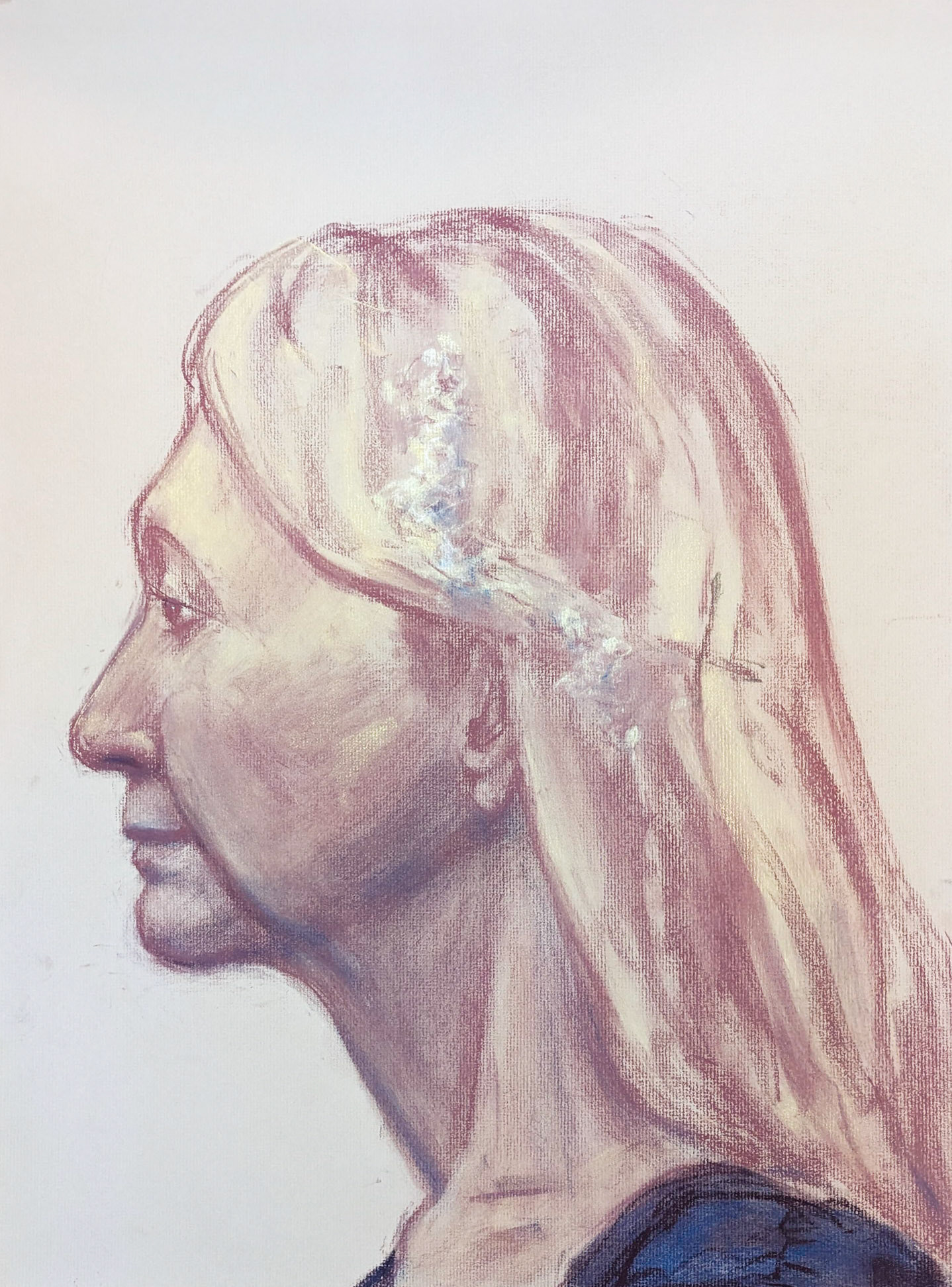 Pastel on Toned Paper / 18" x 24"