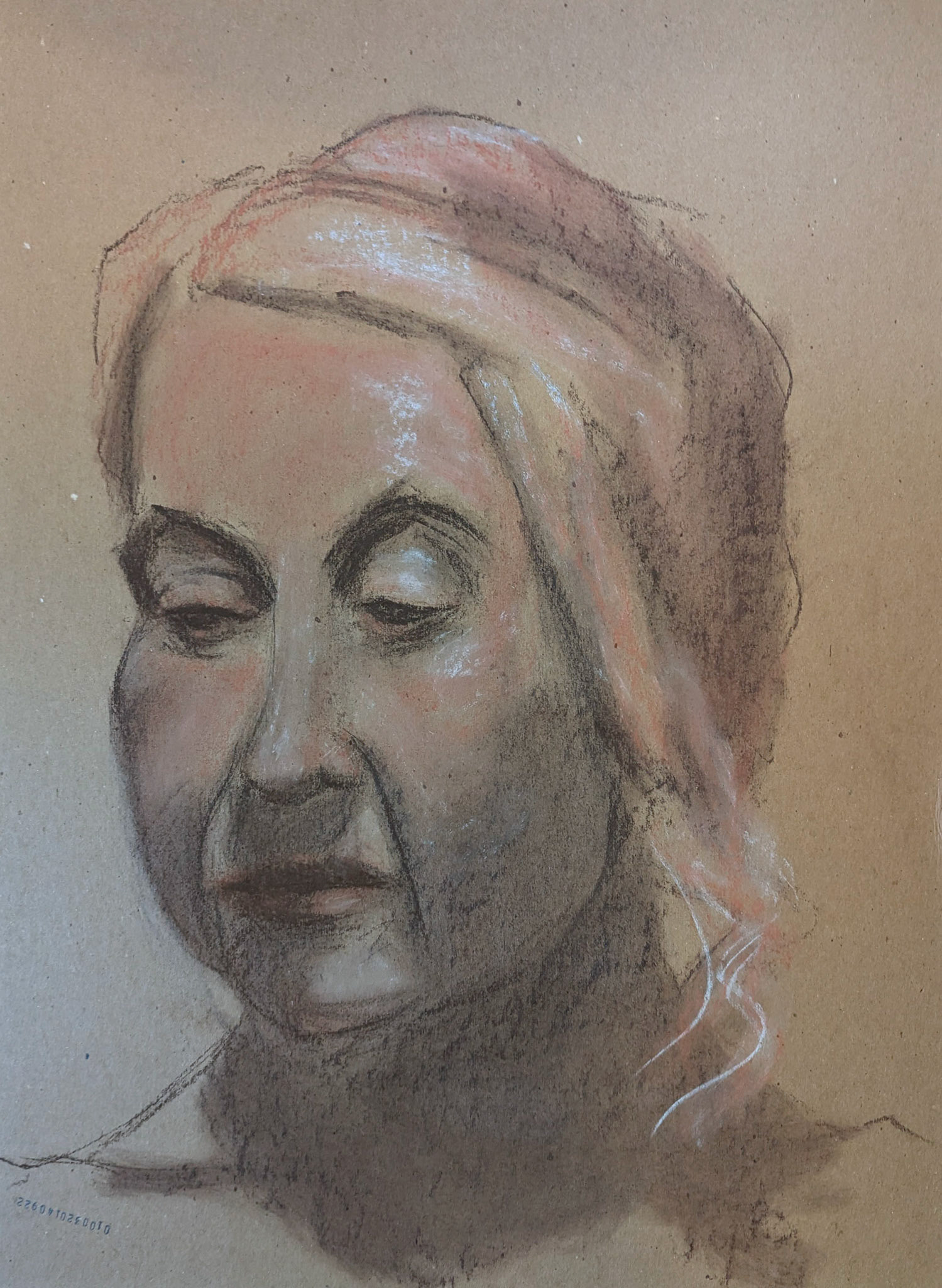 Pastel on Toned Paper / 18" x 24"