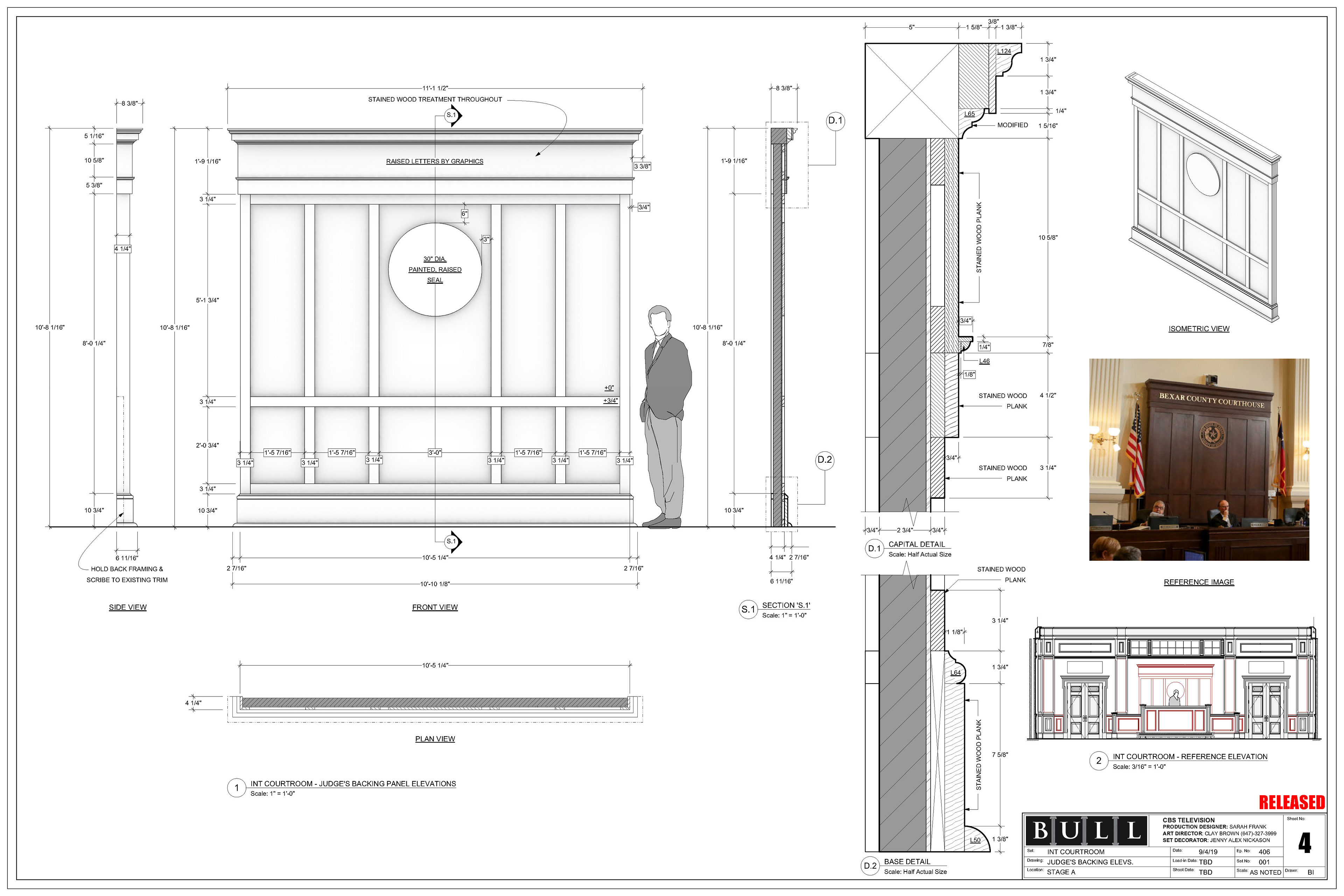 'Bull' Episode 406 / CBS / Production Design: Sarah Frank / Art Direction: Clay Brown
