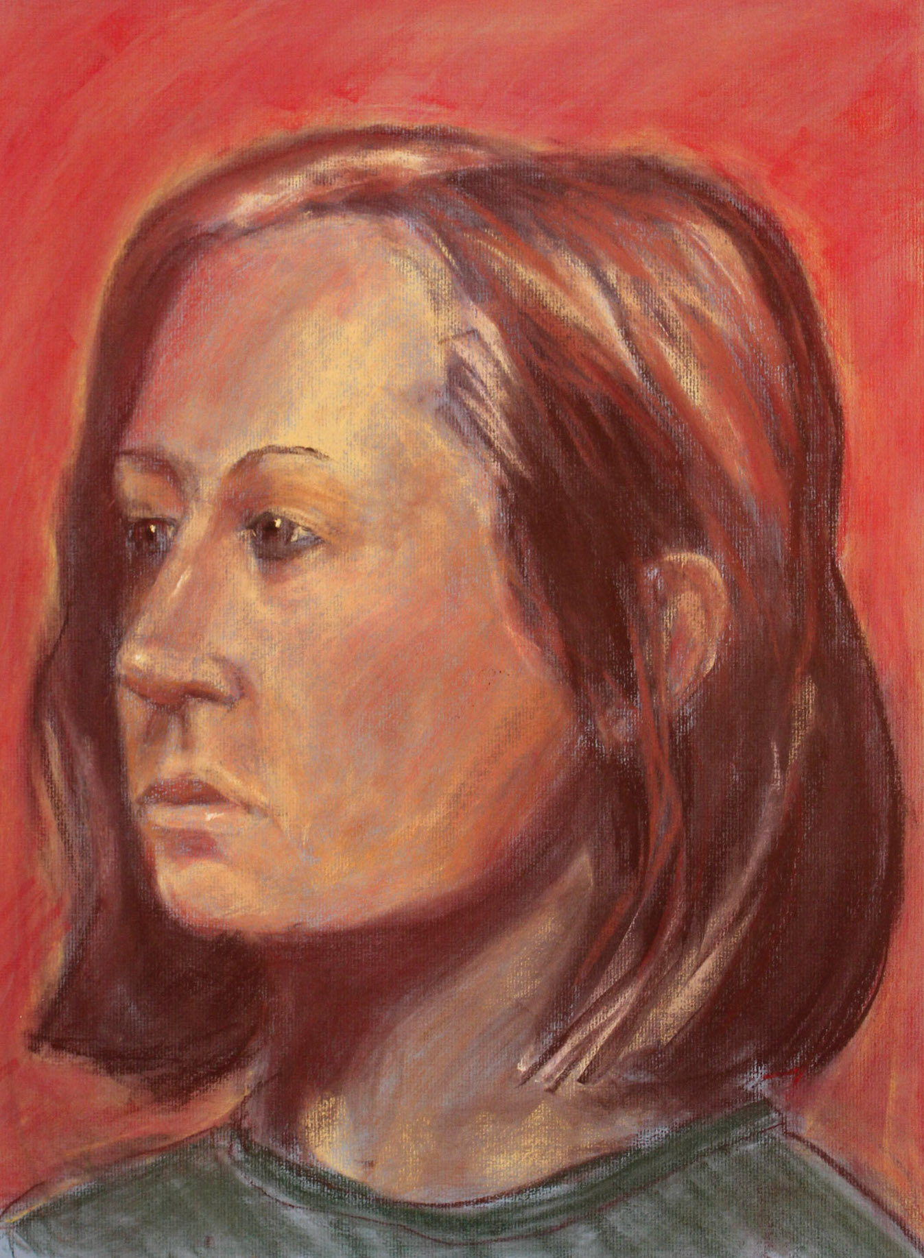 Pastel on Toned Paper / 18" x 24"