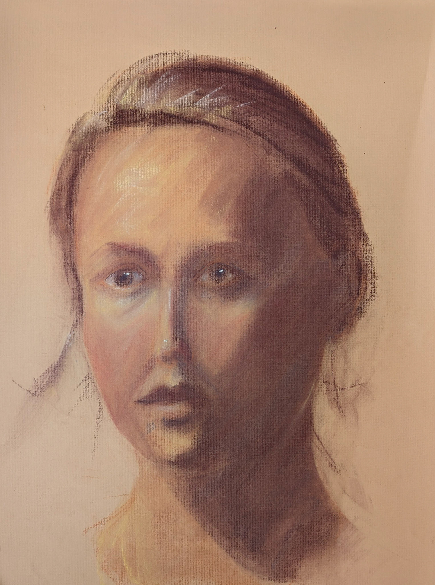 Pastel on Toned Paper / 18" x 24"